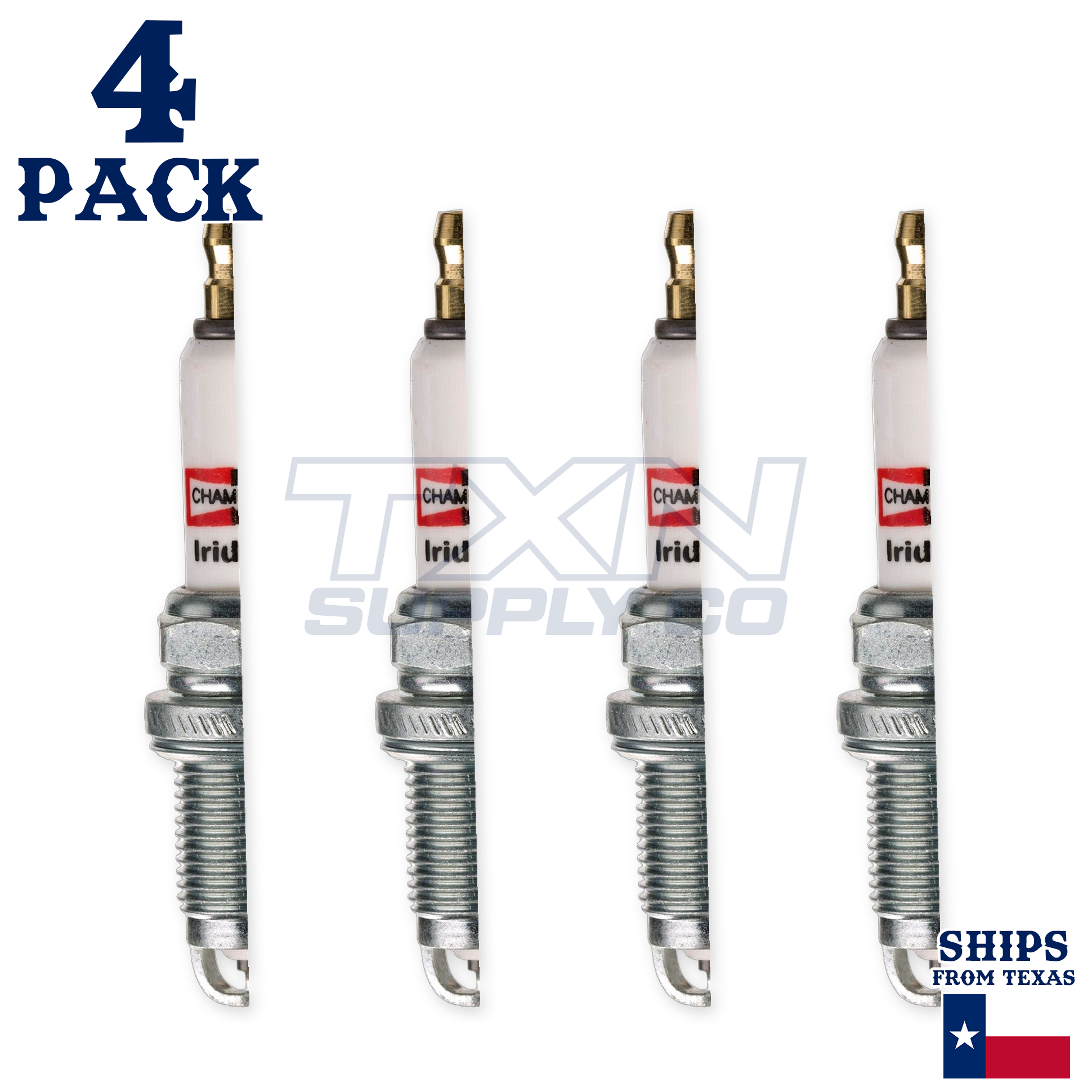 Champion 9000 Iridium Spark Plugs RC10ZWYPB4 - 4 Pack - Image 2