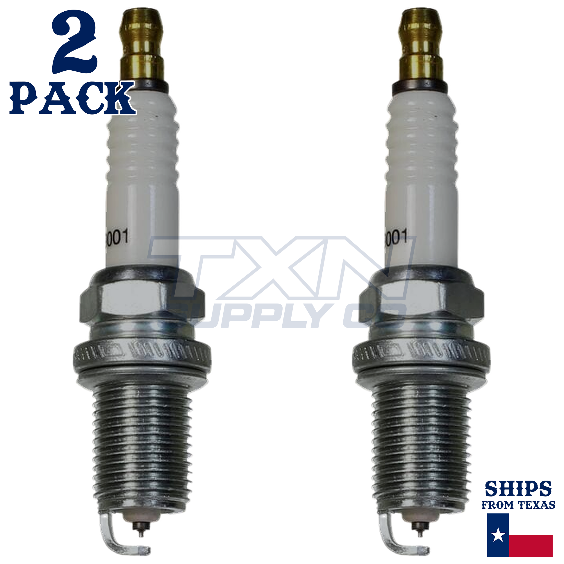 Champion 9001 Spark Plugs 2 Pack - Image 1