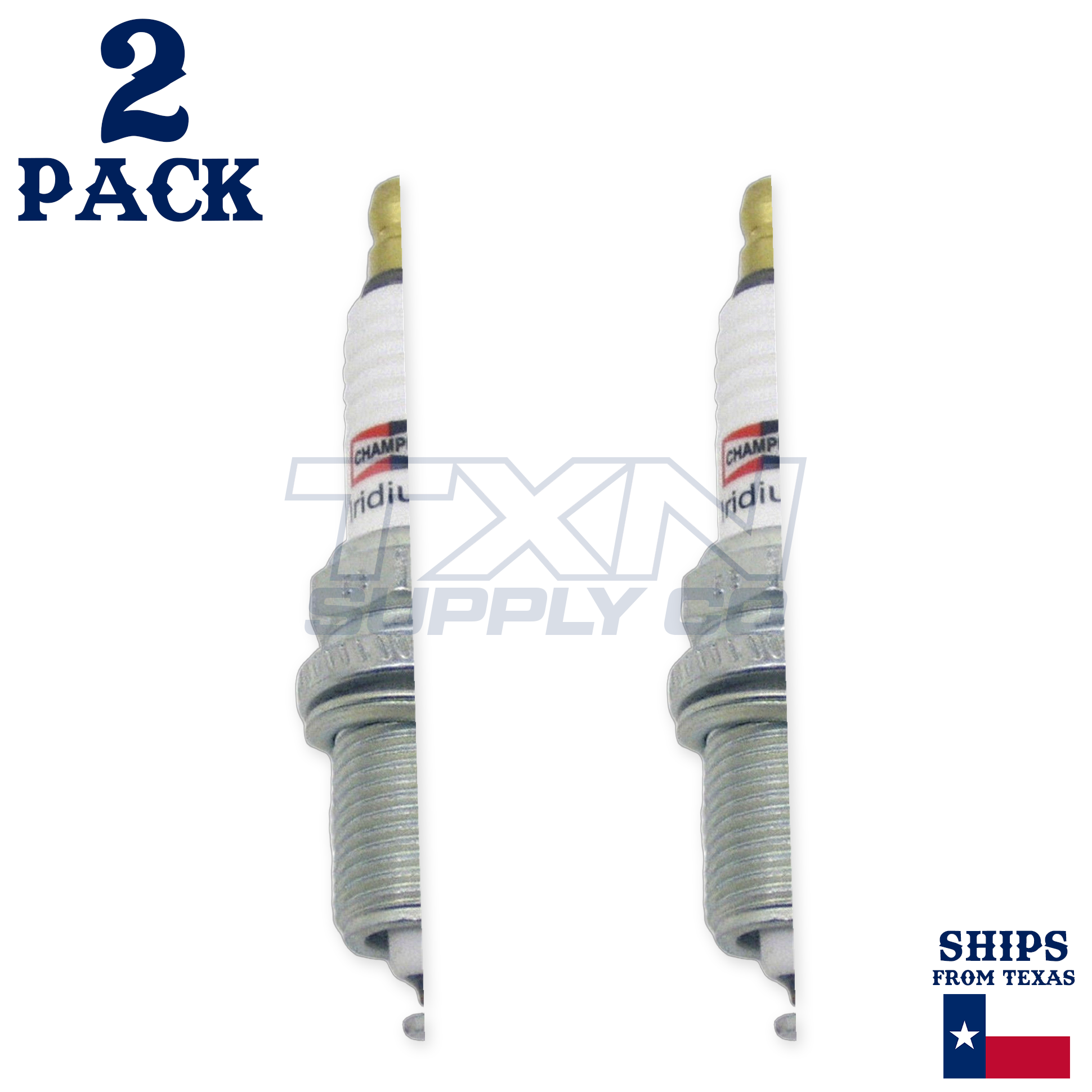 Champion 9002 Iridium Spark Plugs RC10WMPB4 - 2 Pack - Image 2