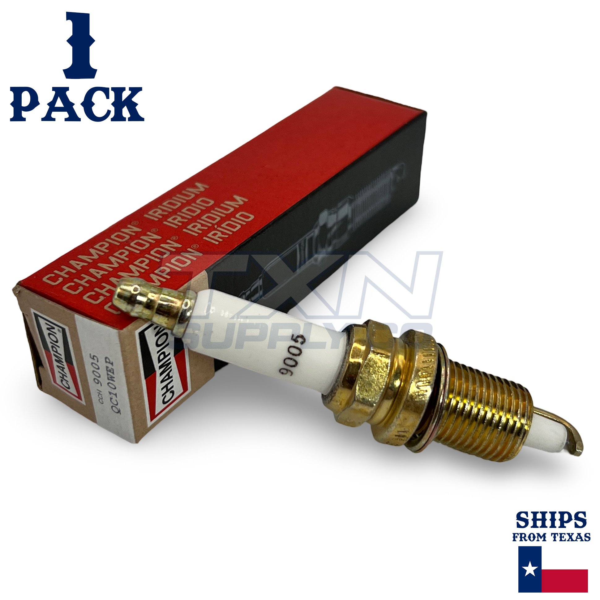 Champion Iridium 9005 Spark Plug (Carton of 1) - QC10WEP - Image 1