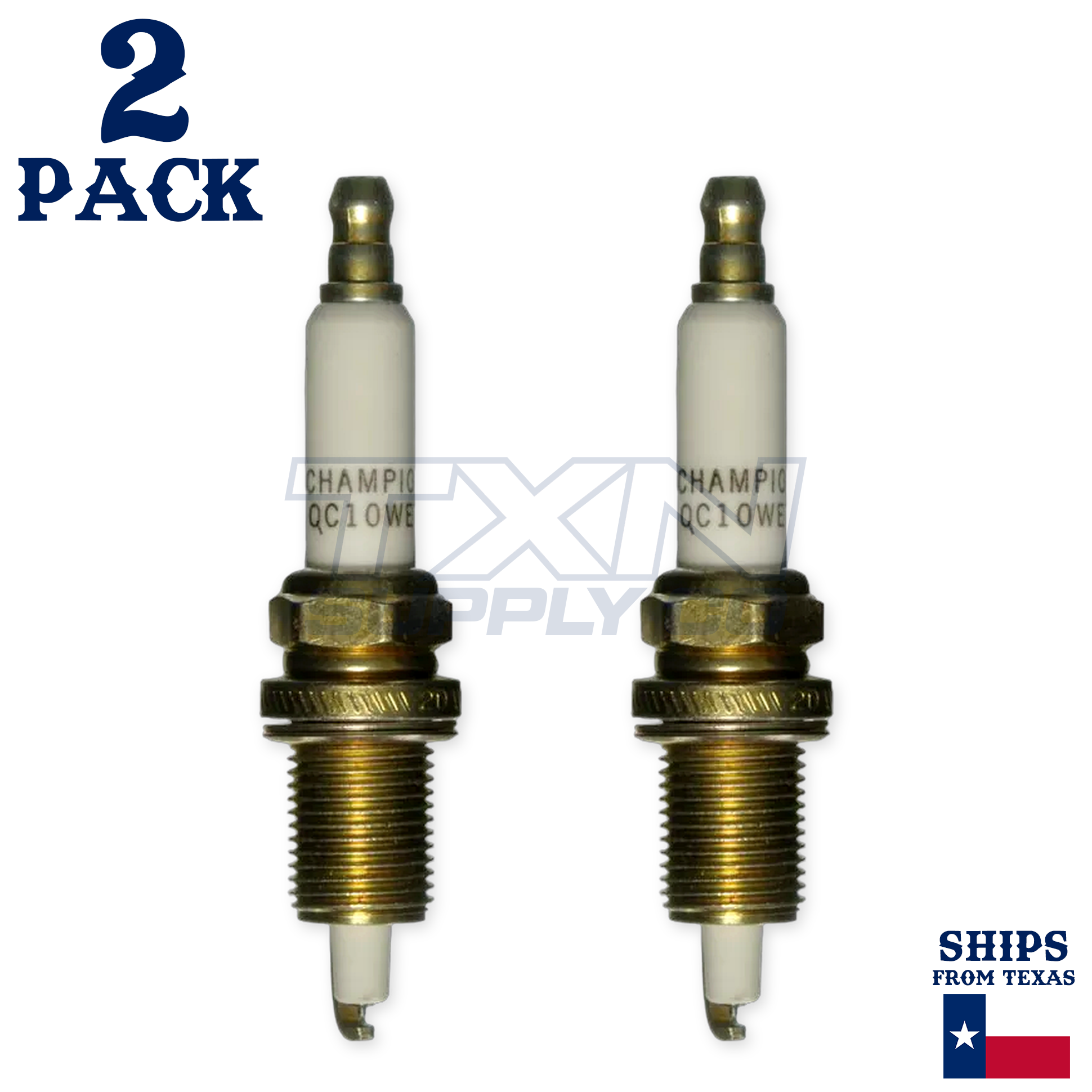 Champion Iridium 9005 Spark Plug Iridium QC10WEP - 2 Pack - Image 2