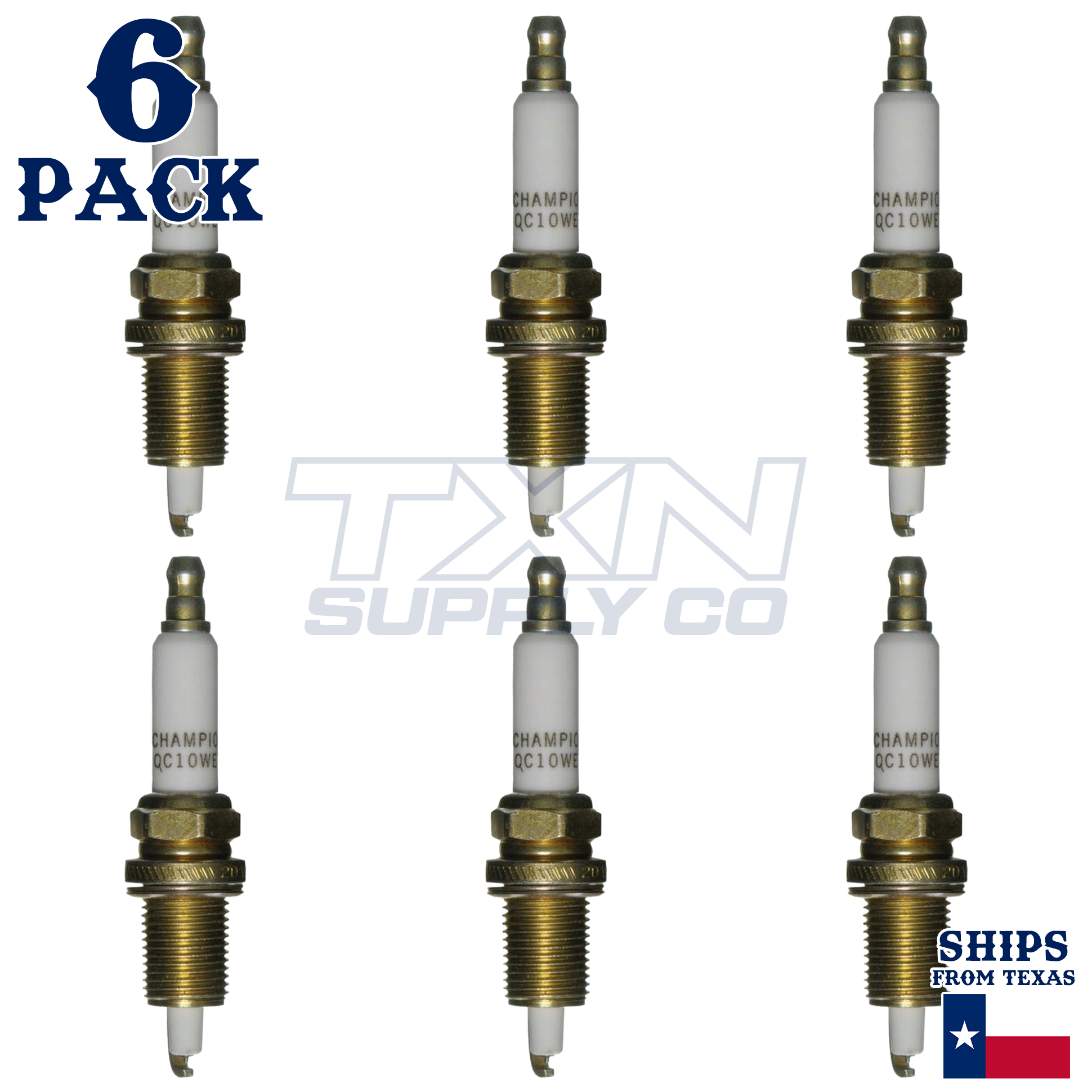 Champion 9005 Spark Plugs 6 Pack - Image 1