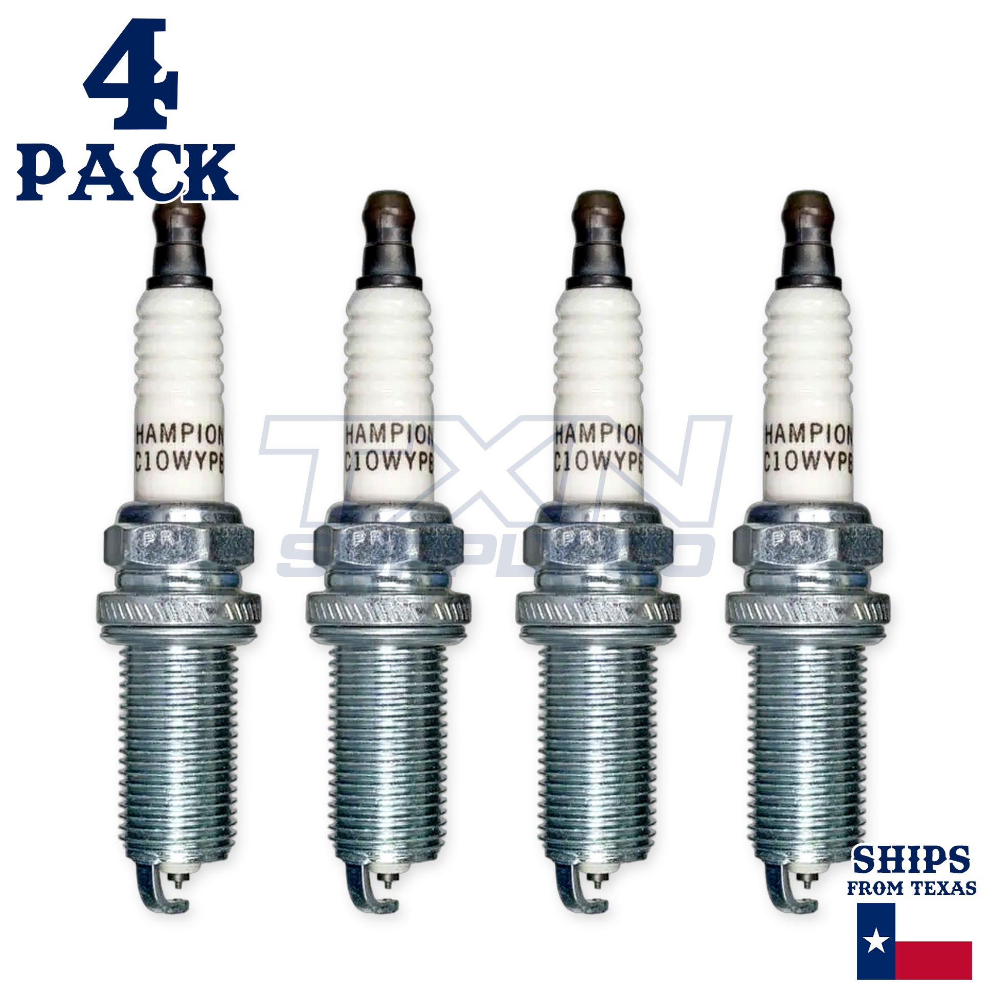 Champion 9006 Iridium Spark Plugs REC10WYPB4 - 4 Pack - Image 2