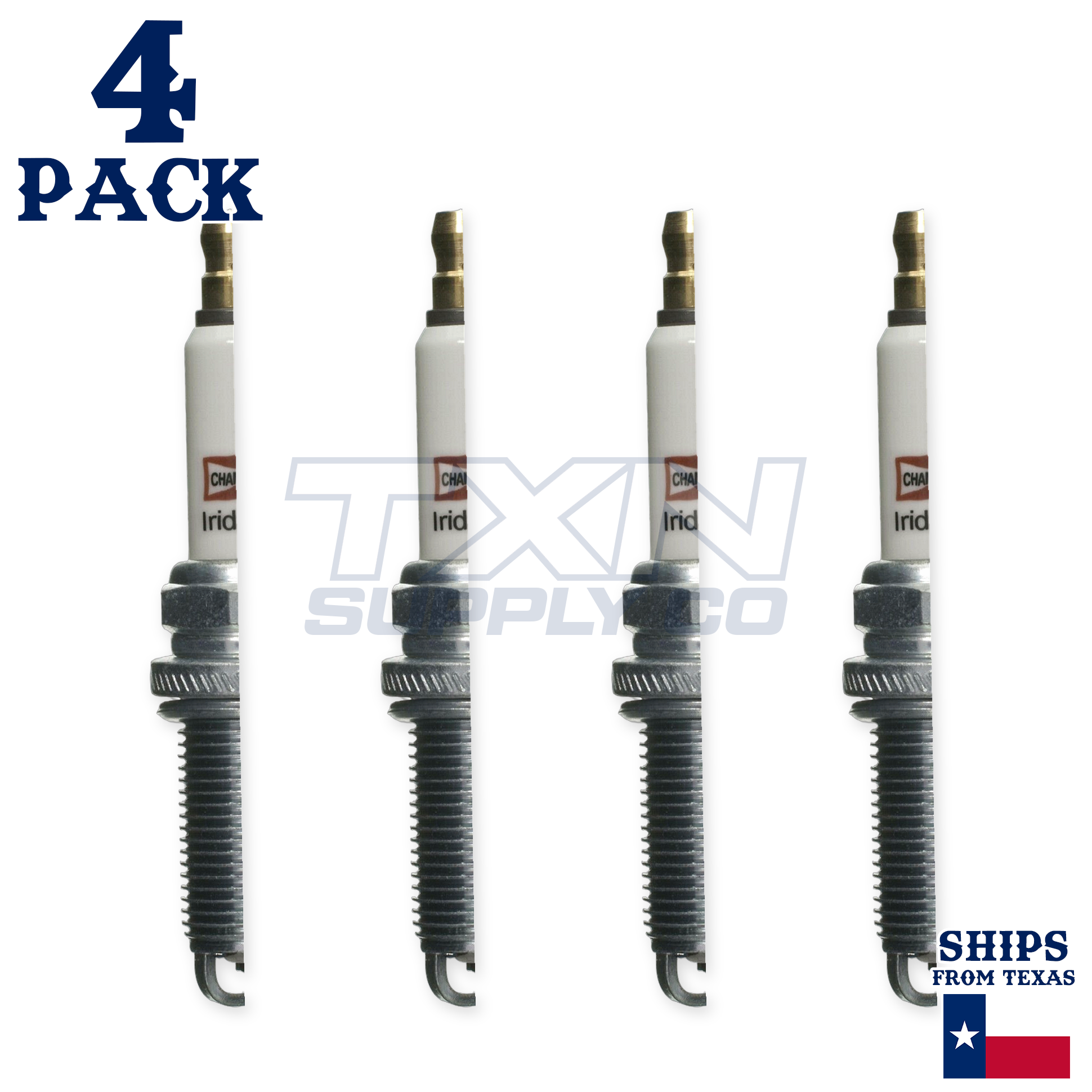 Champion 9033 Iridium Spark Plugs REC8WYPB4 - 4 Pack - Image 2