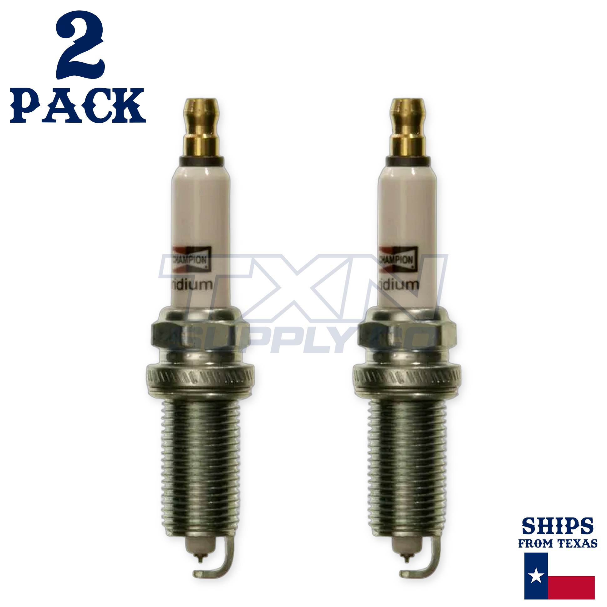 Champion 9055 Iridium Spark Plugs REC12WMPB5 - 2 Pack - Image 2