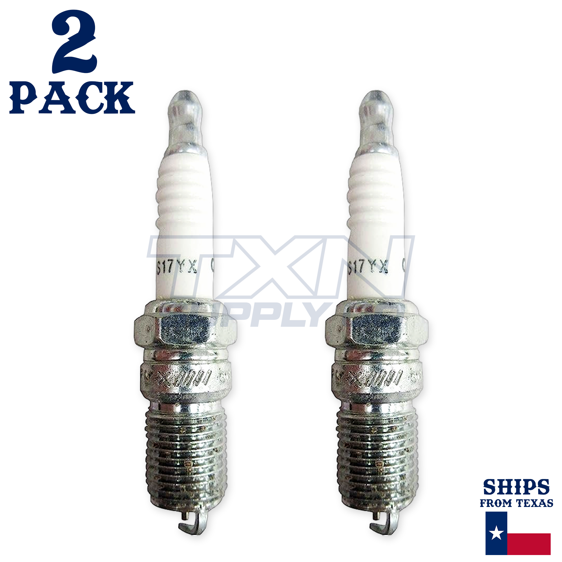 Champion 909 Copper Plus Spark Plug RS17YX - 2 Pack - For Cummins 167027299 Onan - Image 2
