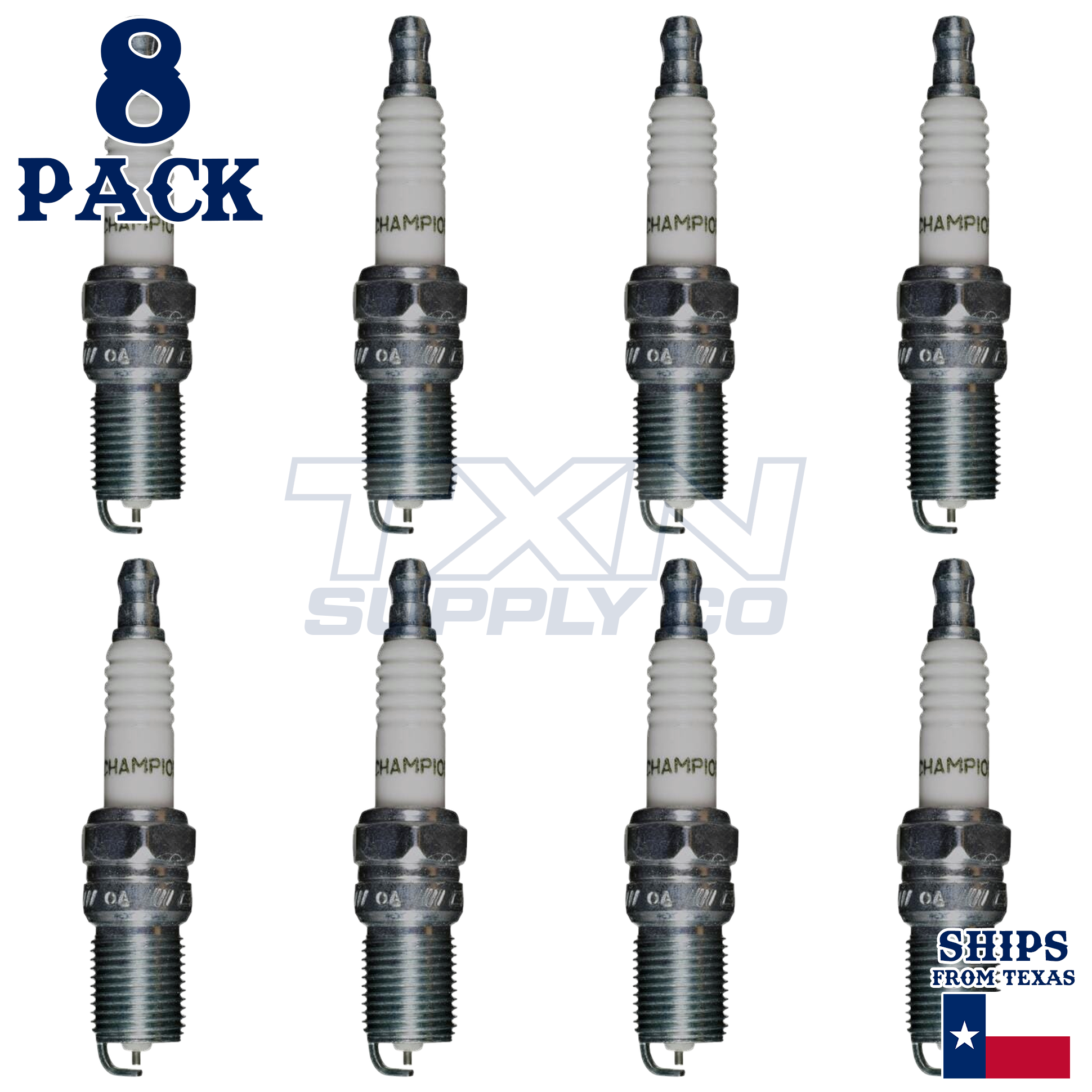 Champion 909 Spark Plugs 8 Pack