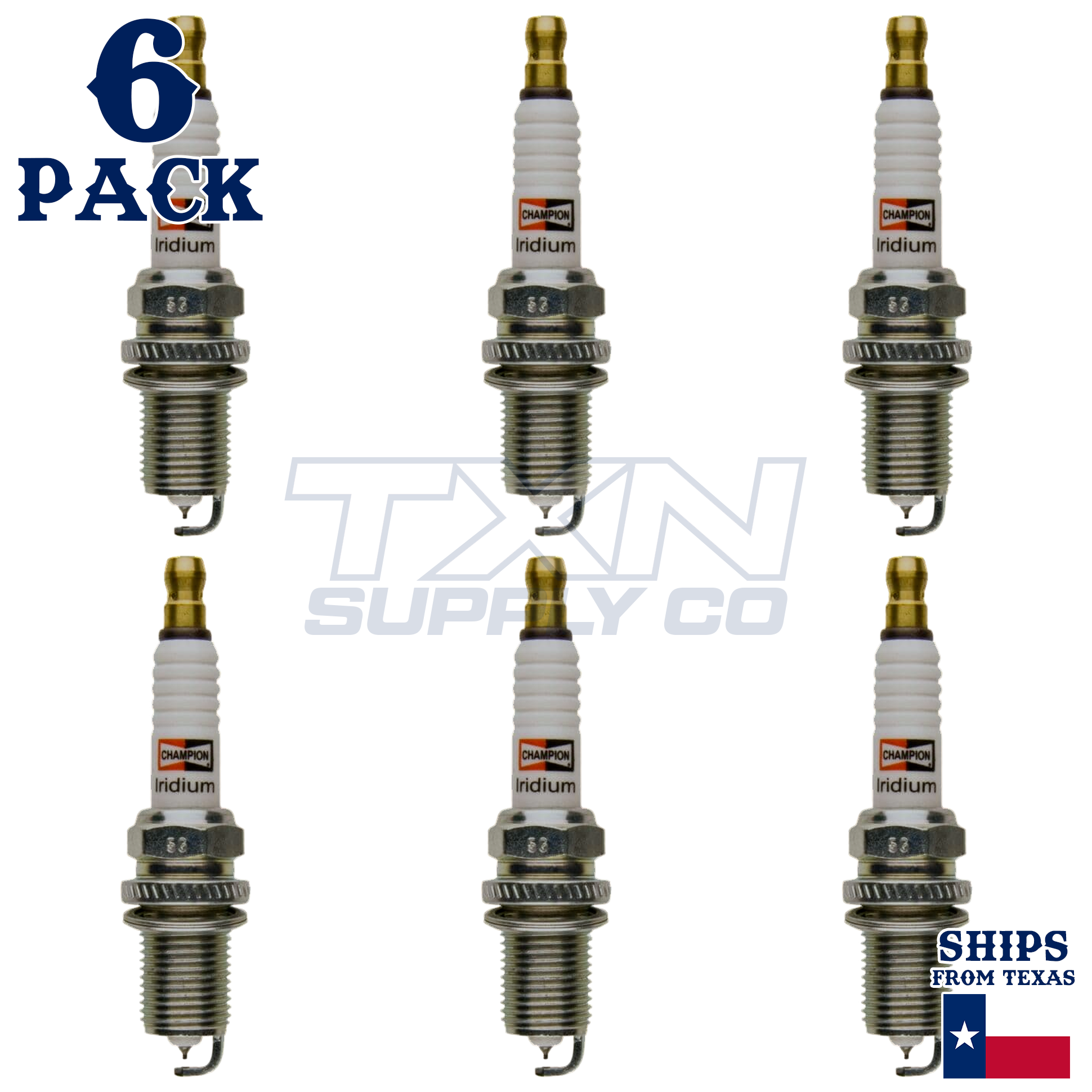 Champion 9201 Spark Plugs 6 Pack