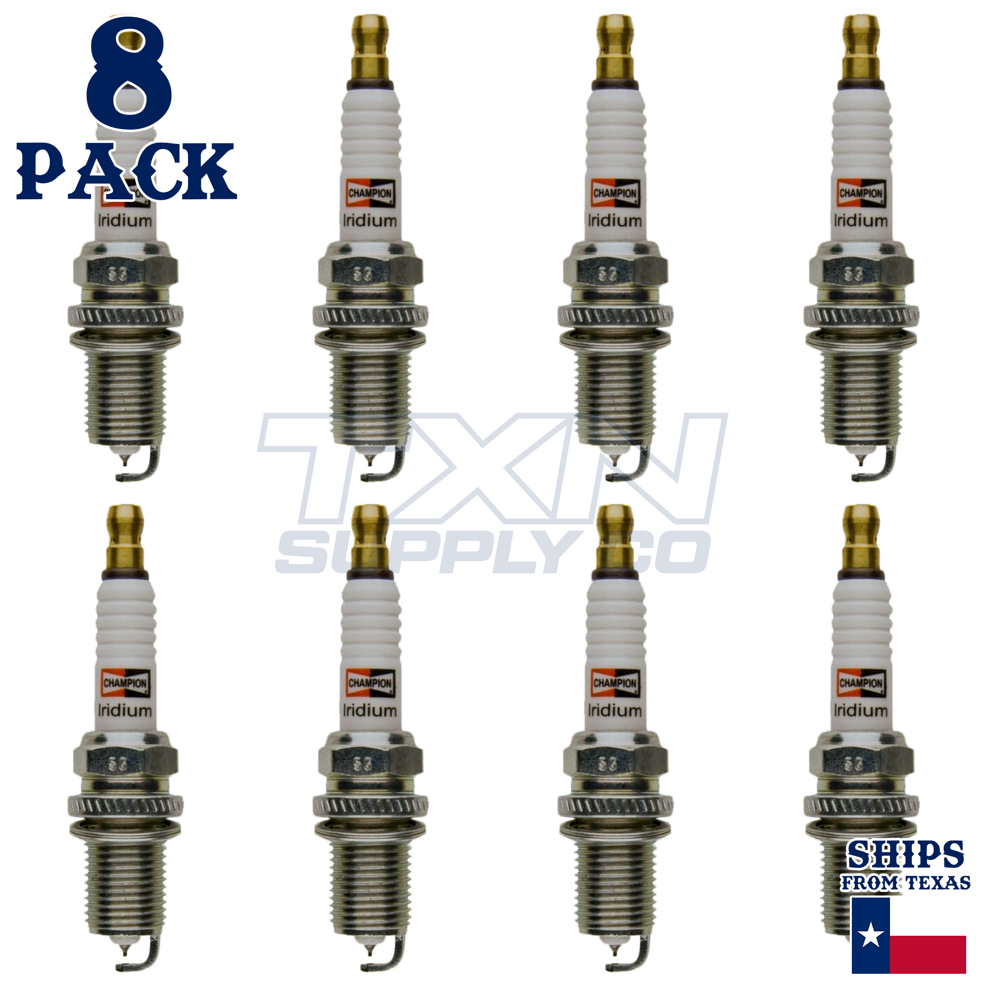 Champion 9201 Spark Plugs 8 Pack - Image 1