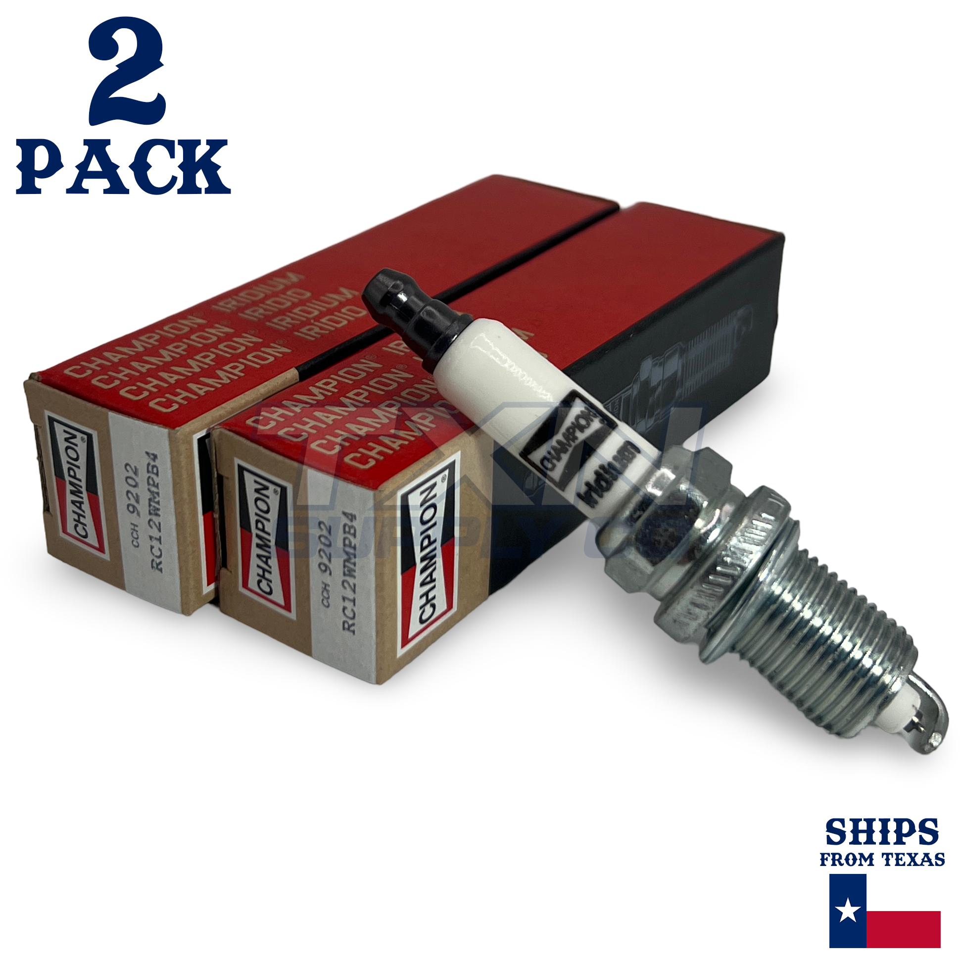 Champion 9202 Spark Plugs 2 Pack - Image 1