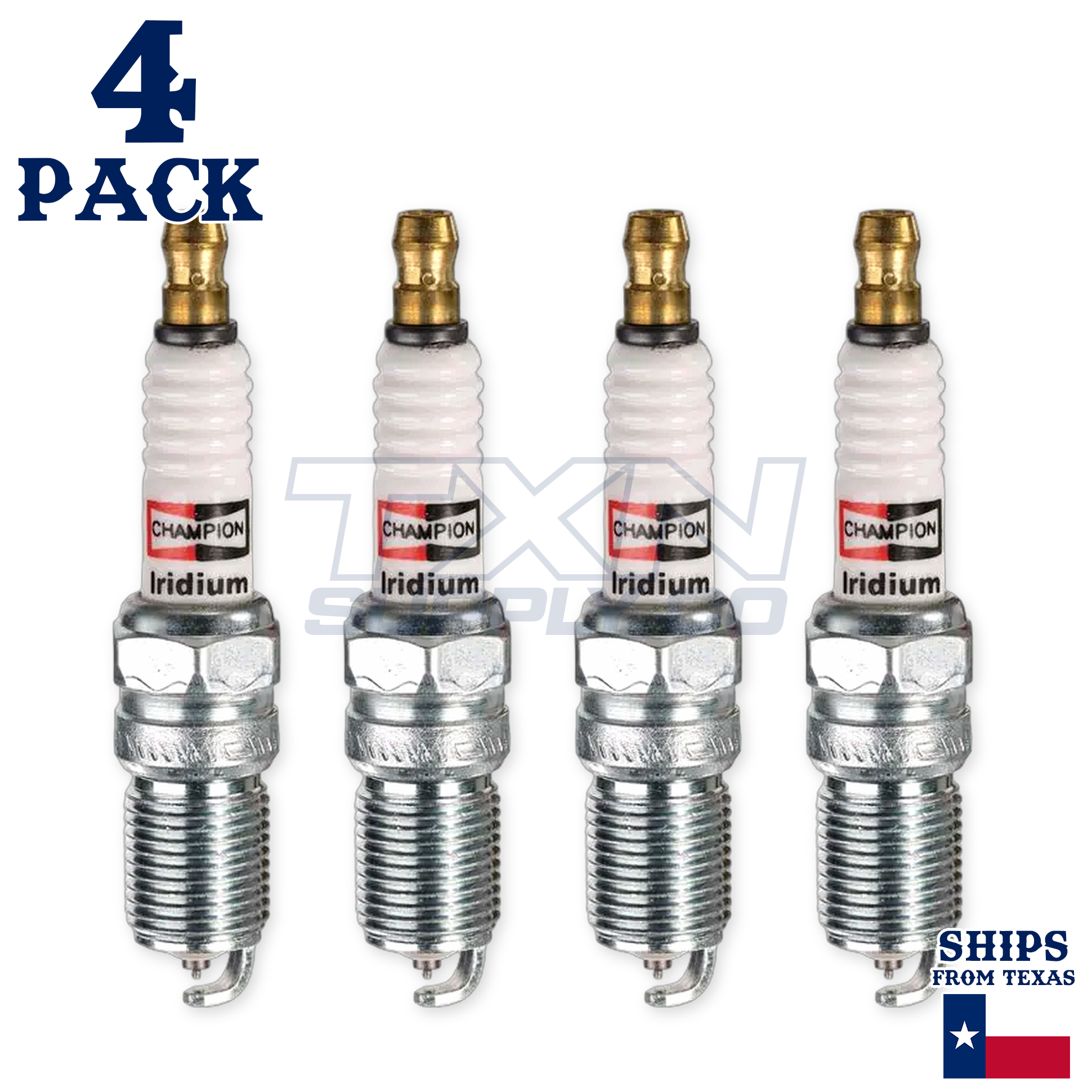 Champion 9204 Iridium Spark Plugs RS12WYPB4 - 4 Pack - Image 2