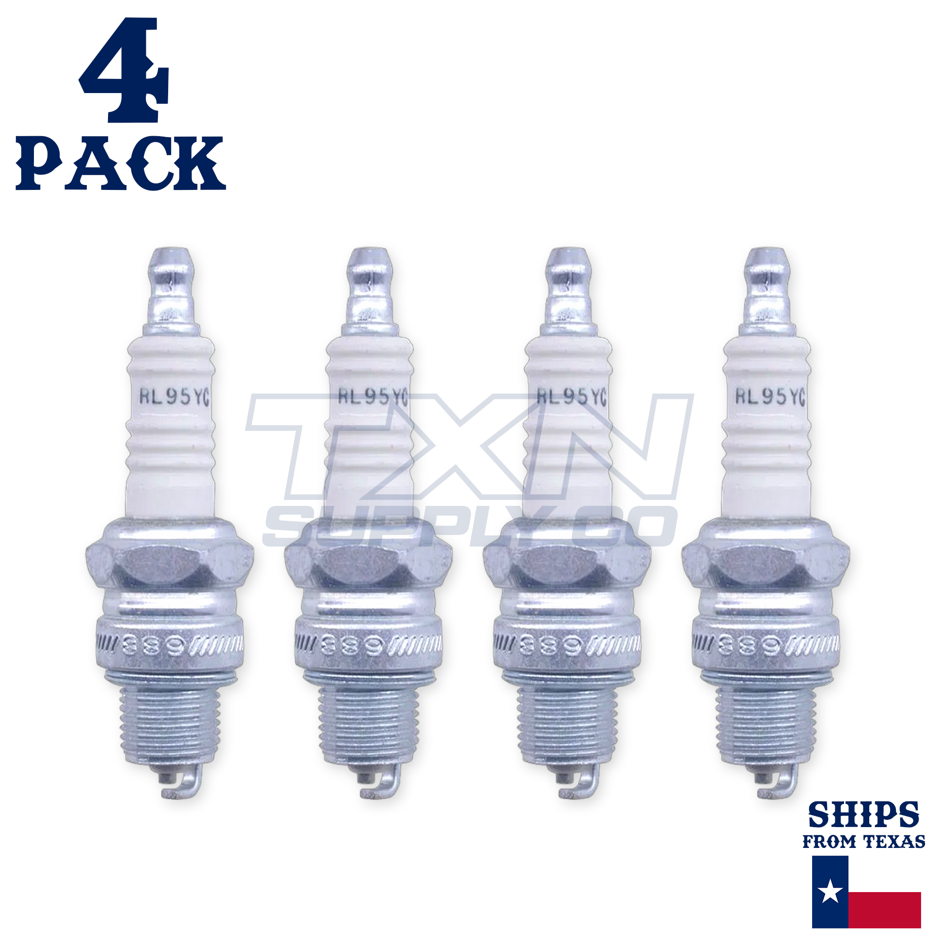 Champion 929 Copper Plus Spark Plug RL95YC - 4 Pack - Image 2