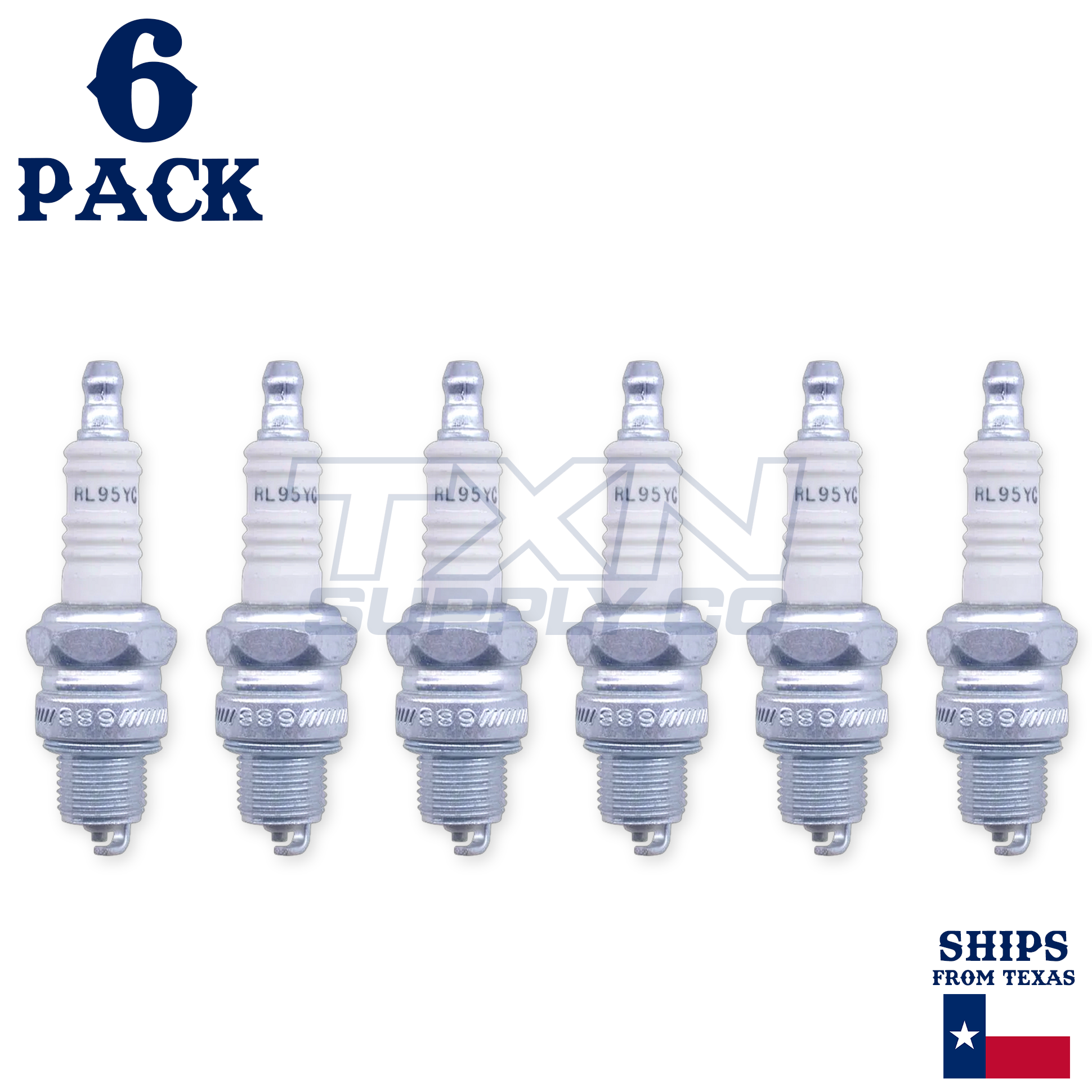 Champion 929 Copper Plus Spark Plug RL95YC - 6 Pack - Image 2