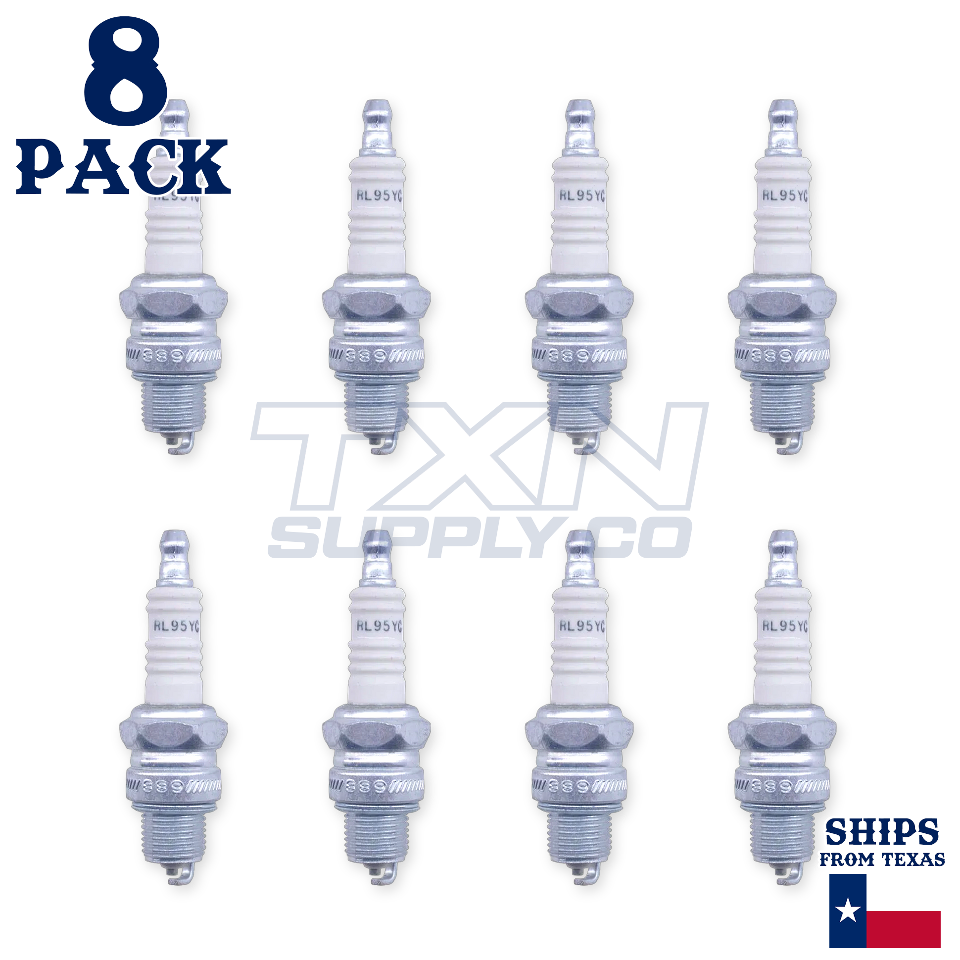 Champion 929 Copper Plus Spark Plug RL95YC - 8 Pack - Image 2