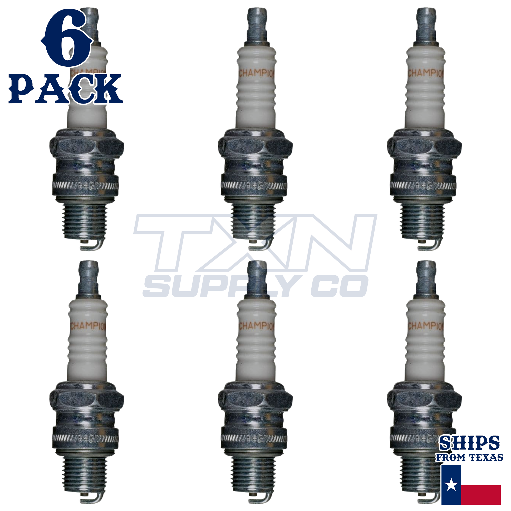 Champion 931M Spark Plugs 6 Pack