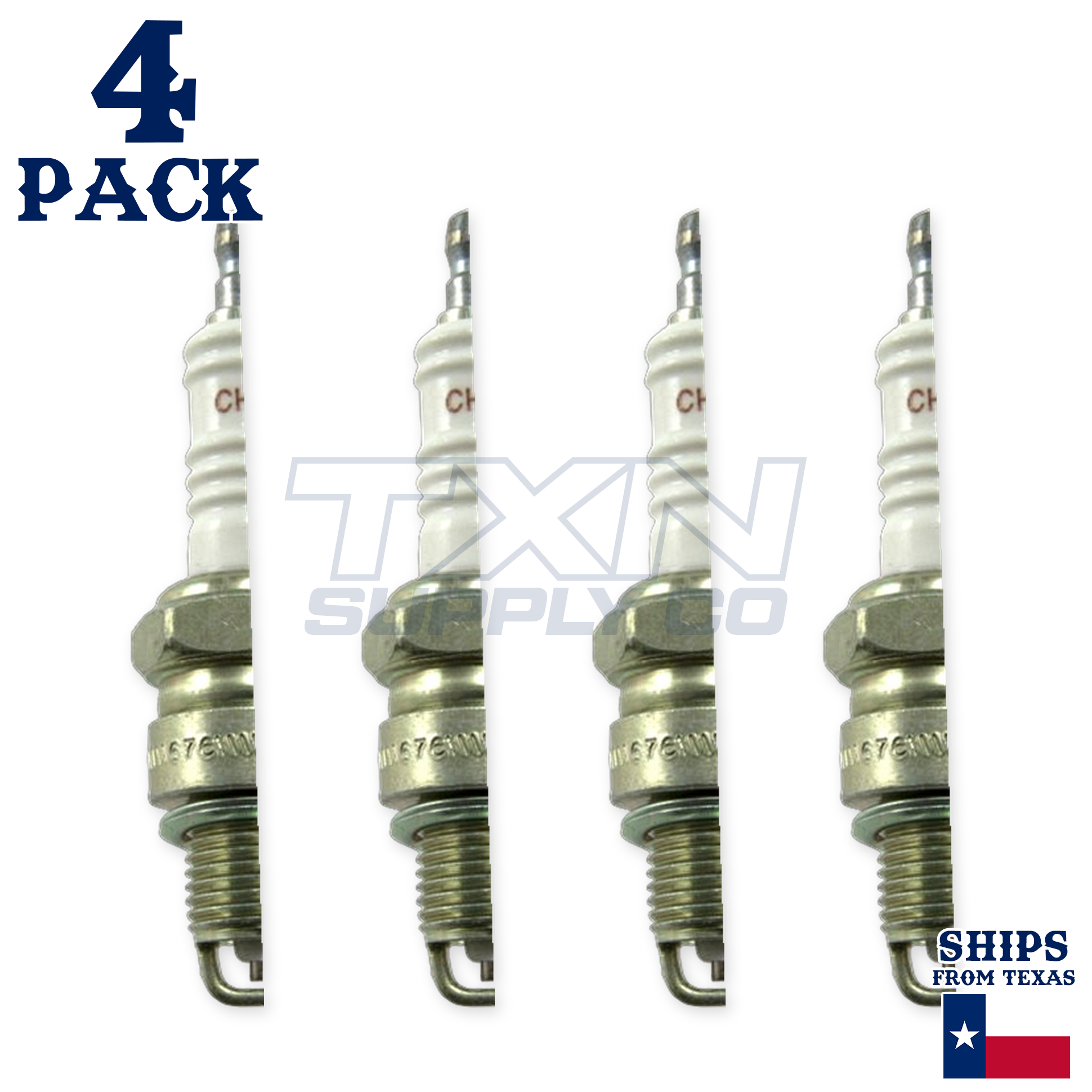 Champion 932M Copper Plus Spark Plugs QL82YC Marine - 4 Pack - Image 2