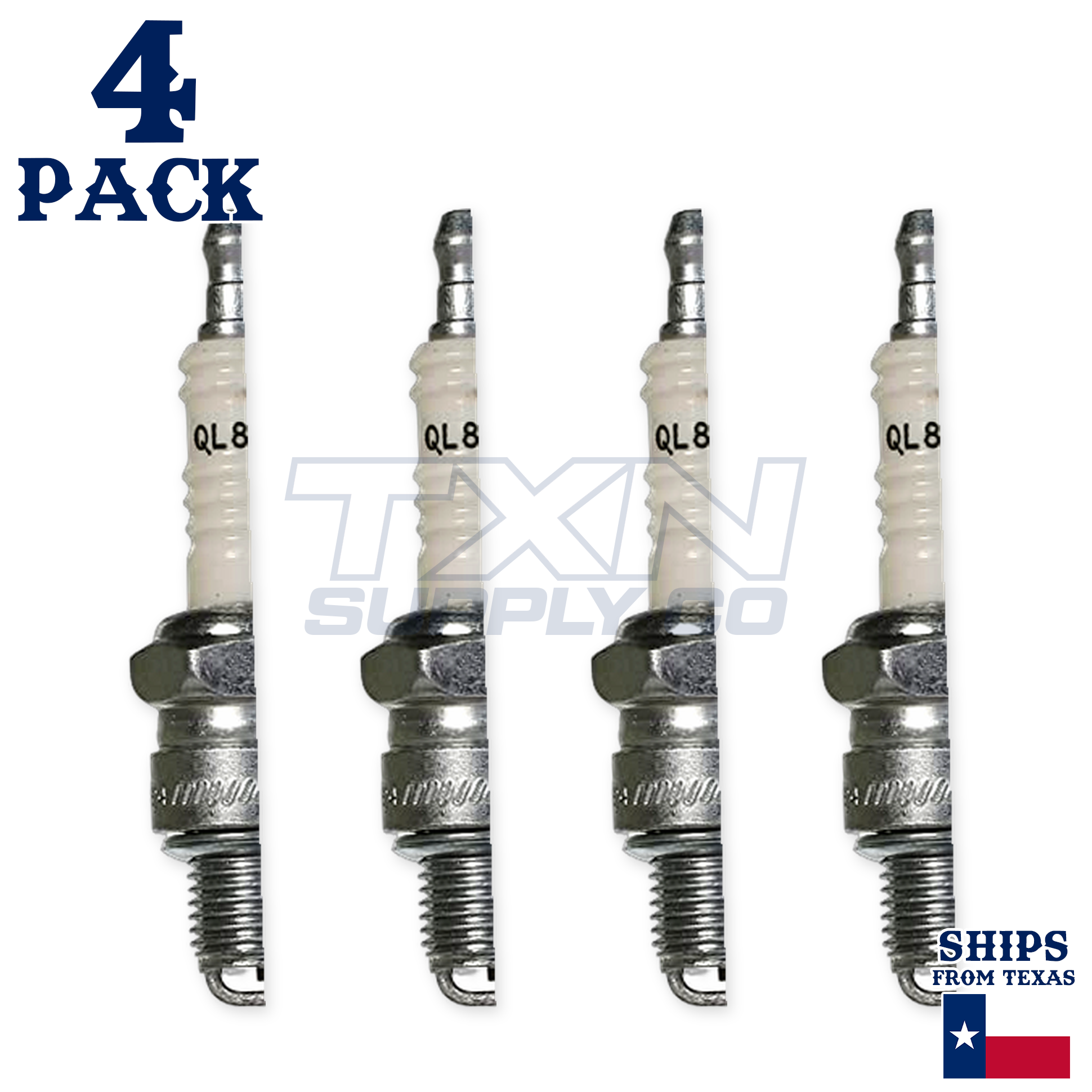 Champion 933M QL86C Copper Plus Spark Plug - 4 Pack - Image 2