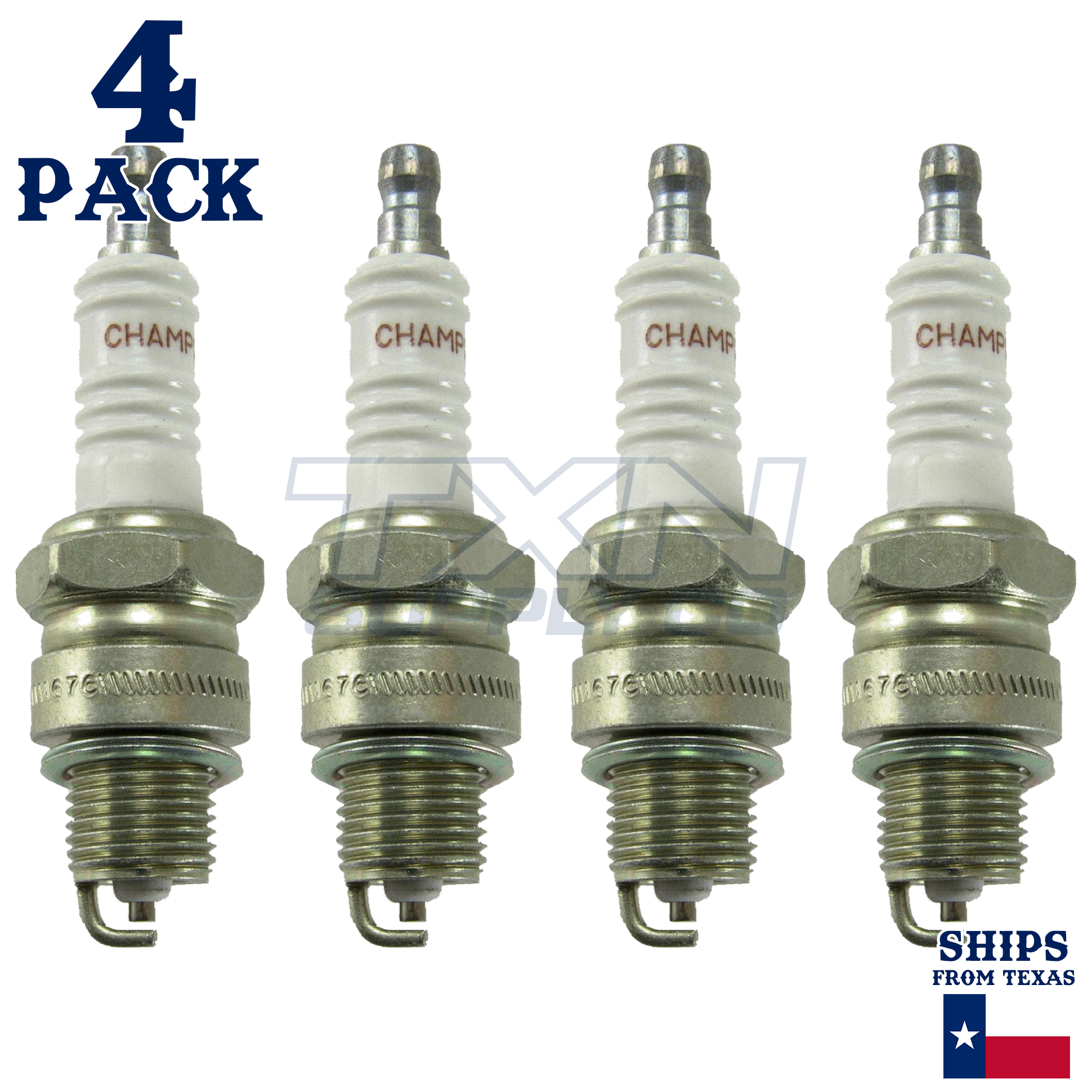 Champion 938M Marine Spark Plug QL78YC - 4 Pack - Image 1