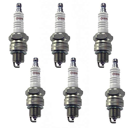 6 Pack Champion Spark Plug - For 1994-2001 Johnson 225 V6 Outboard - Image 1