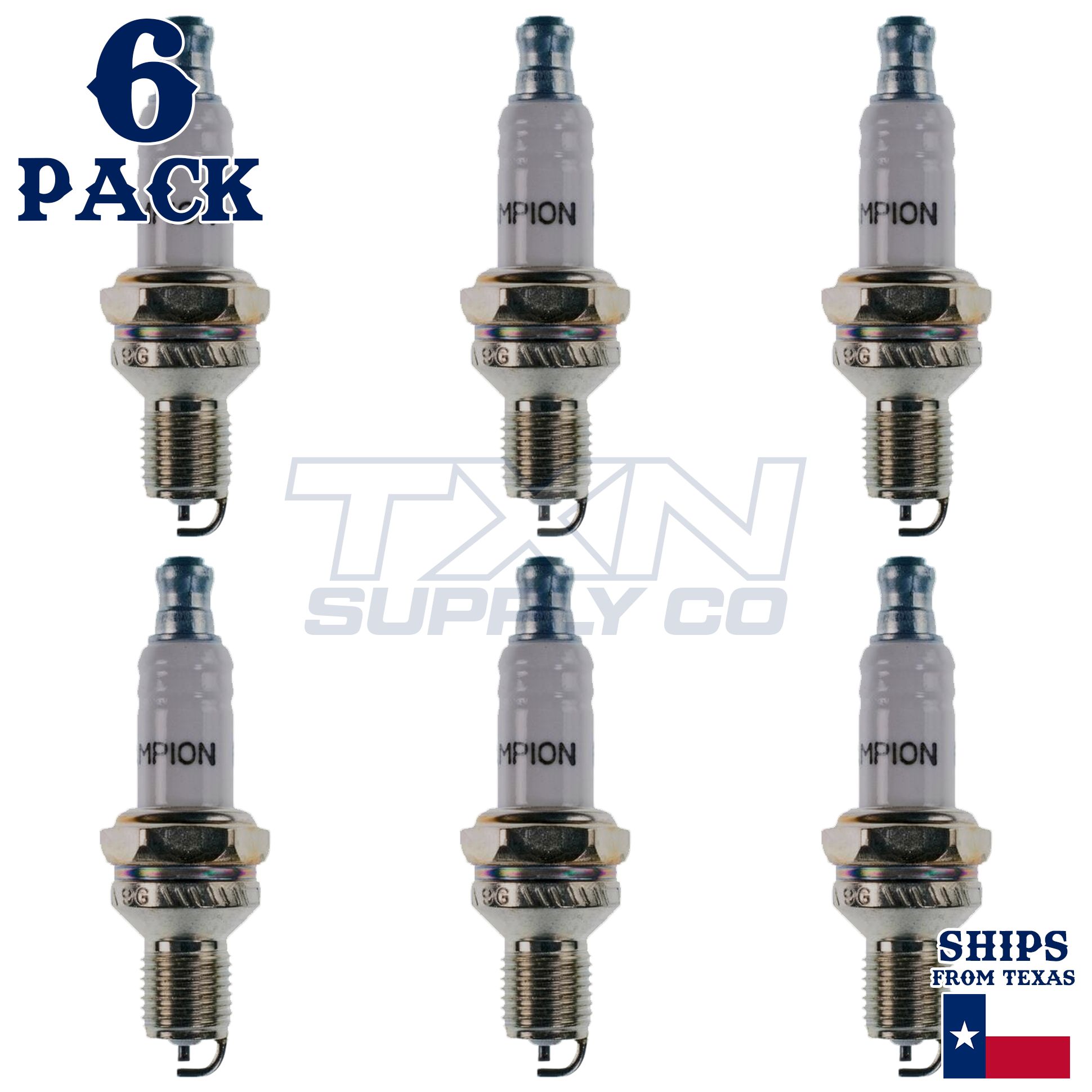 Champion 940 Spark Plugs 6 Pack - Image 1