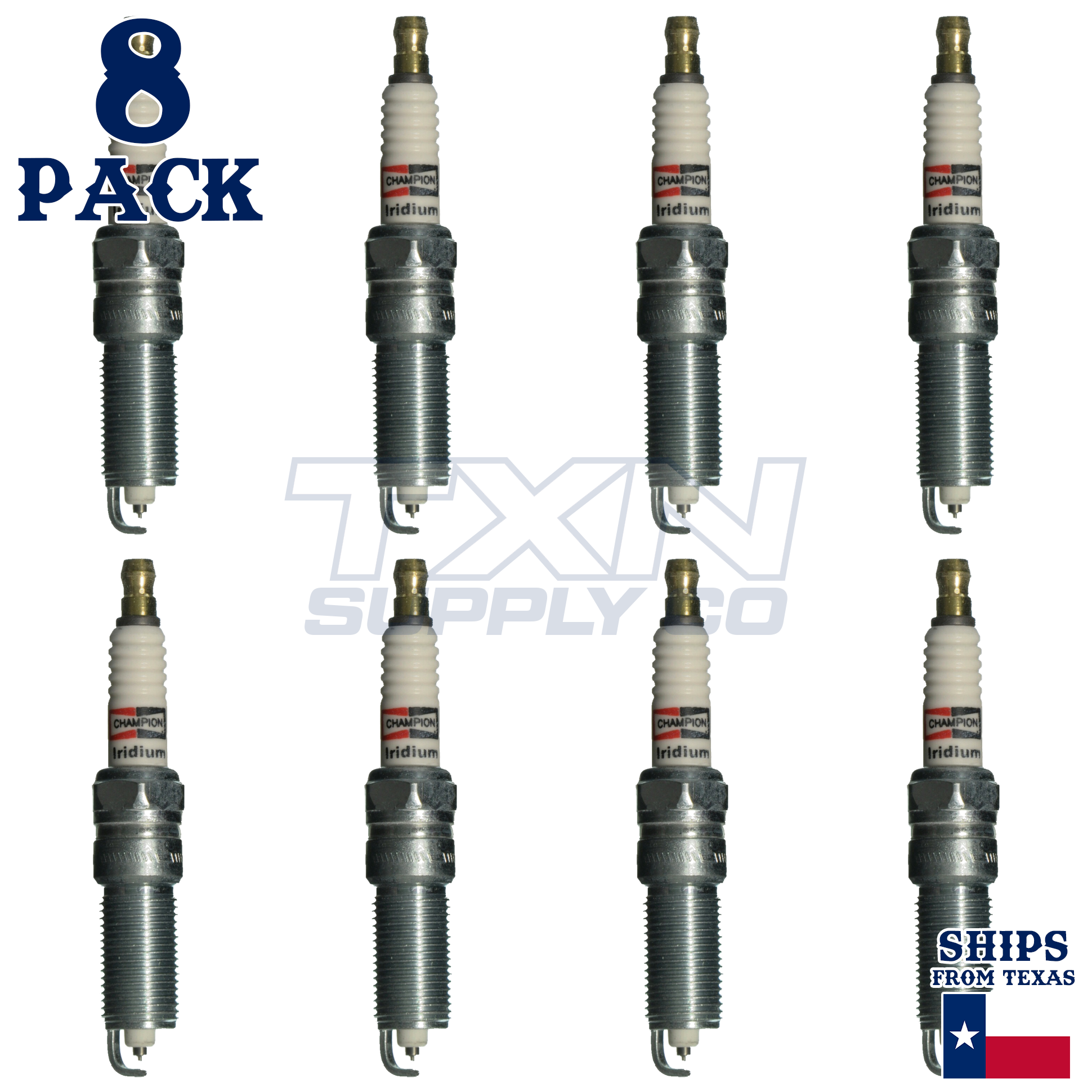 Champion 9403 Iridium Spark Plugs RE14WMPB4 - 8 Pack - Image 2