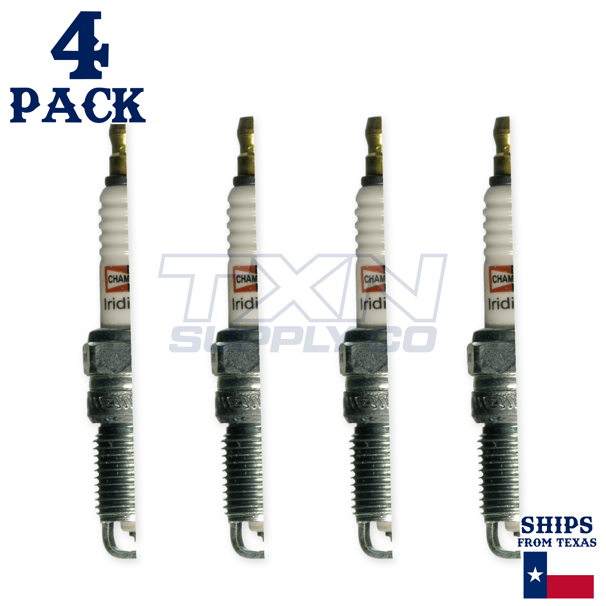 Champion 9404 Iridium Spark Plugs RS14WYPB5 - 4 Pack - Image 2