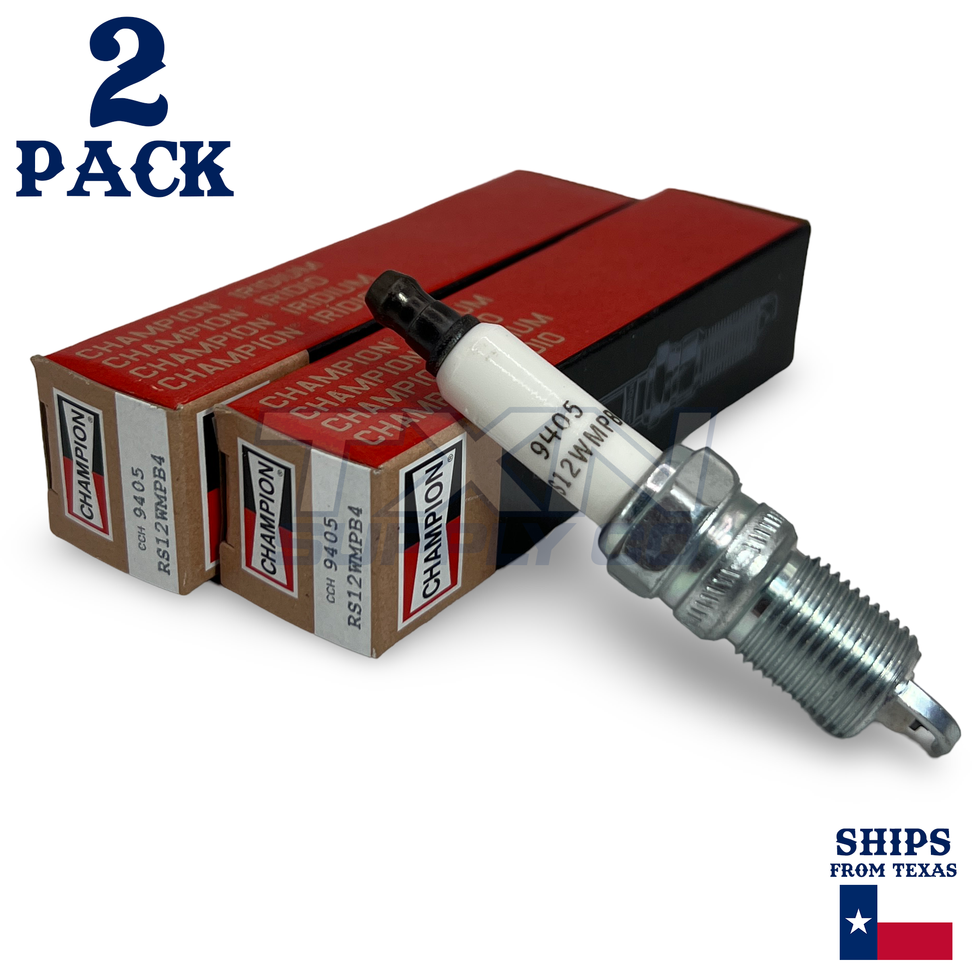 Champion 9405 Spark Plugs 2 Pack - Image 1