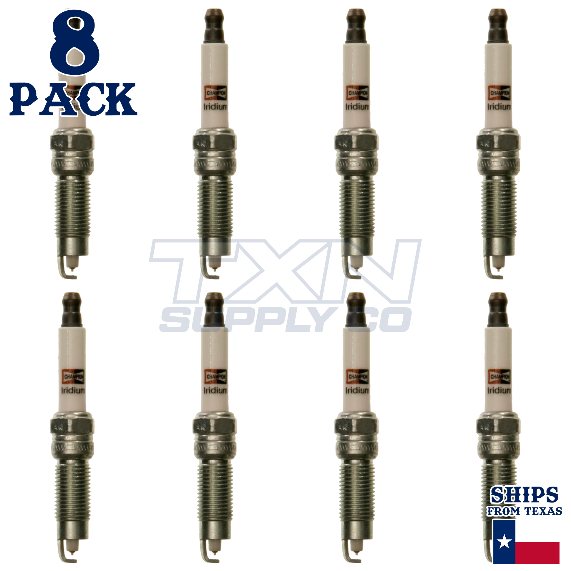 Champion 9406 Iridium Spark Plugs - 8 Pack - Image 2