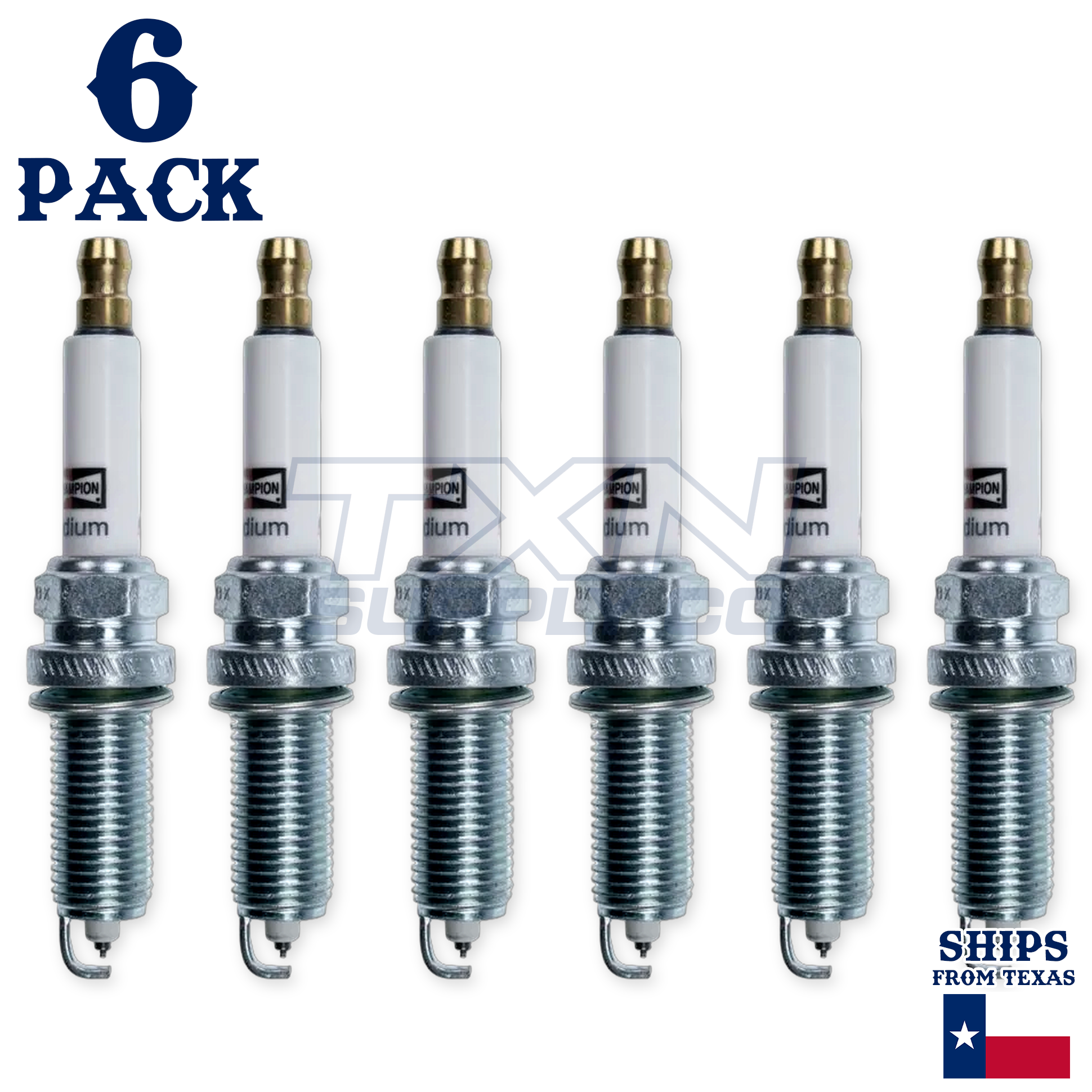 Champion 9410 Iridium Spark Plugs REA12WMPB4 - 6 Pack - Image 2