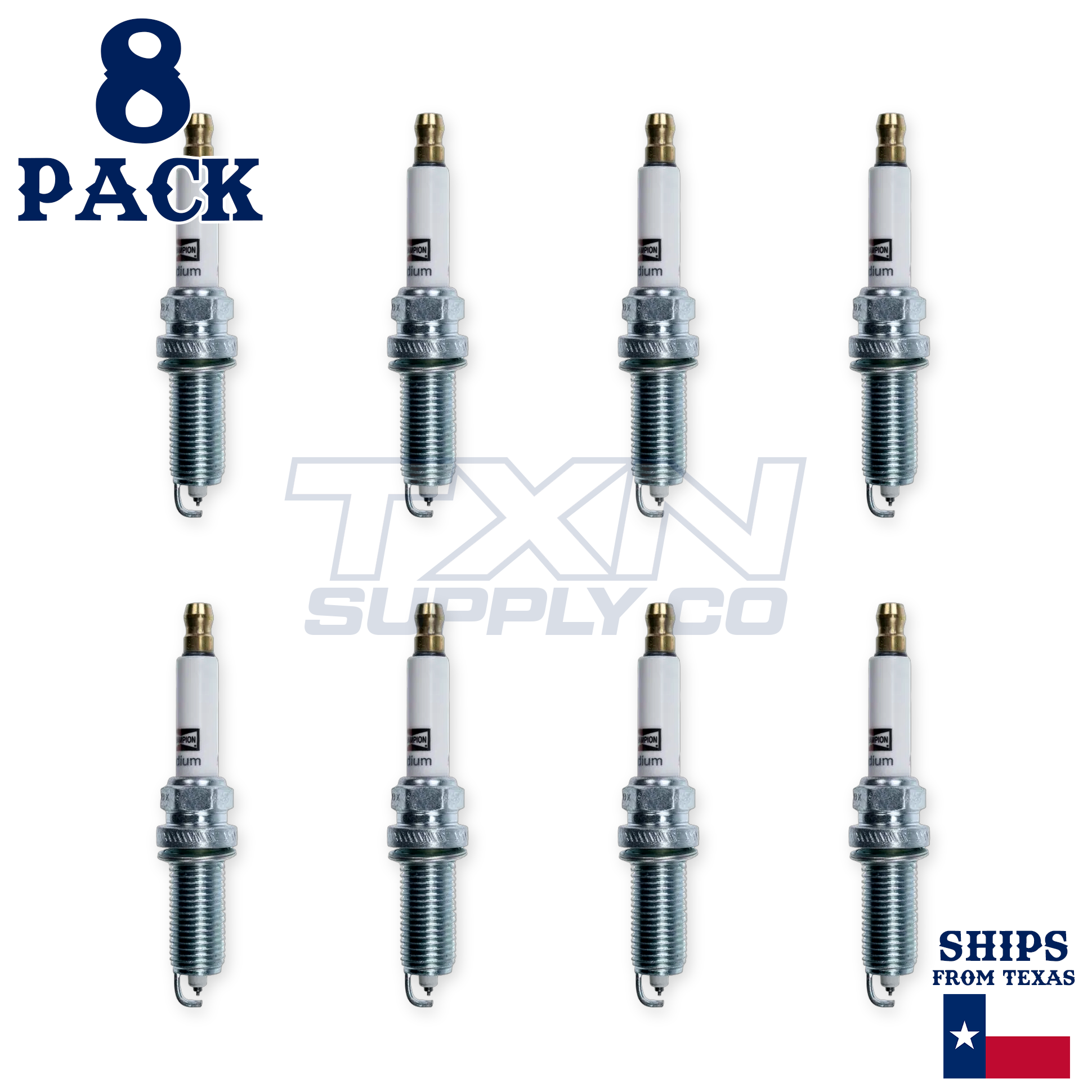 Champion 9410 Iridium Spark Plugs REA12WMPB4 - 8 Pack - Image 2