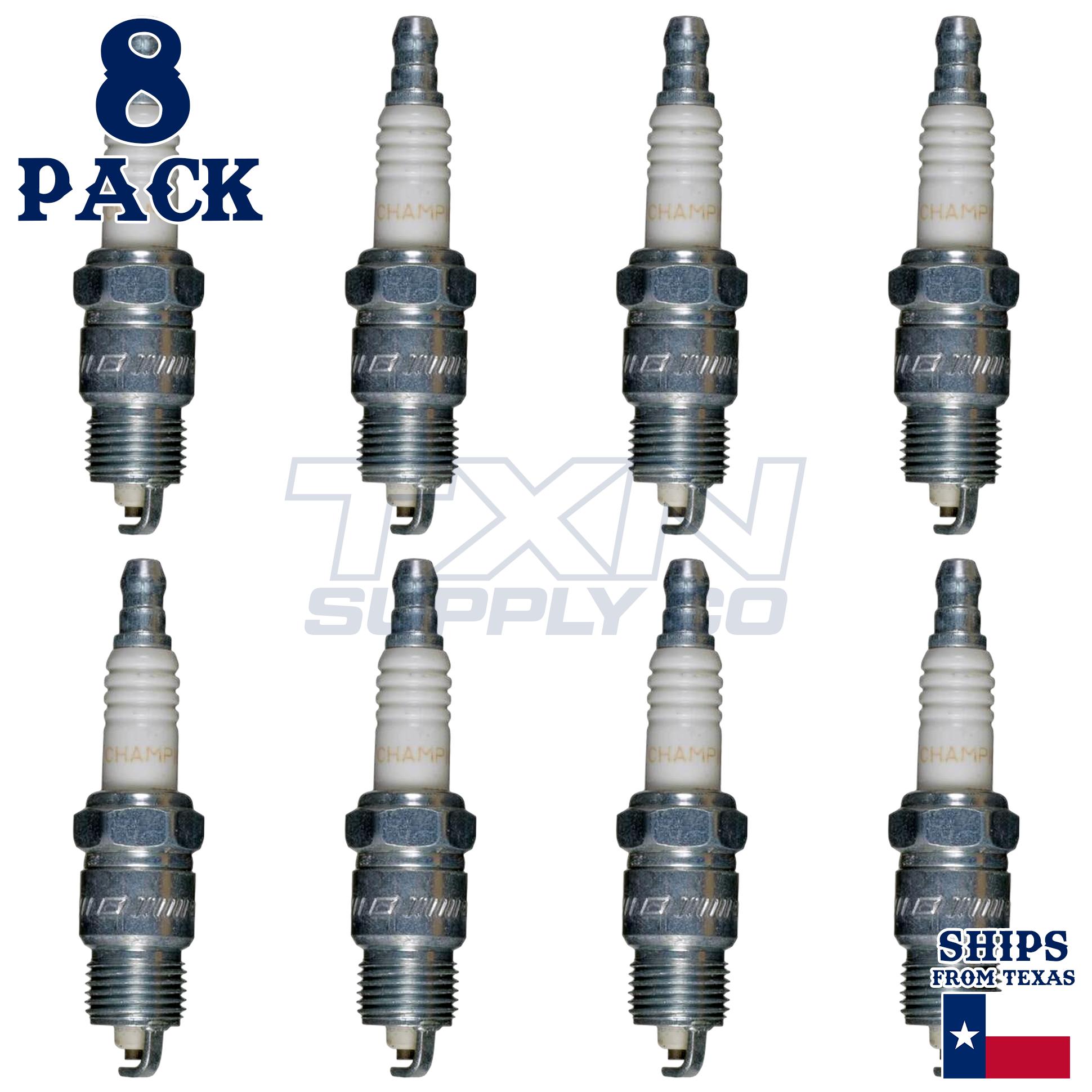 Champion 942M Spark Plugs 8 Pack