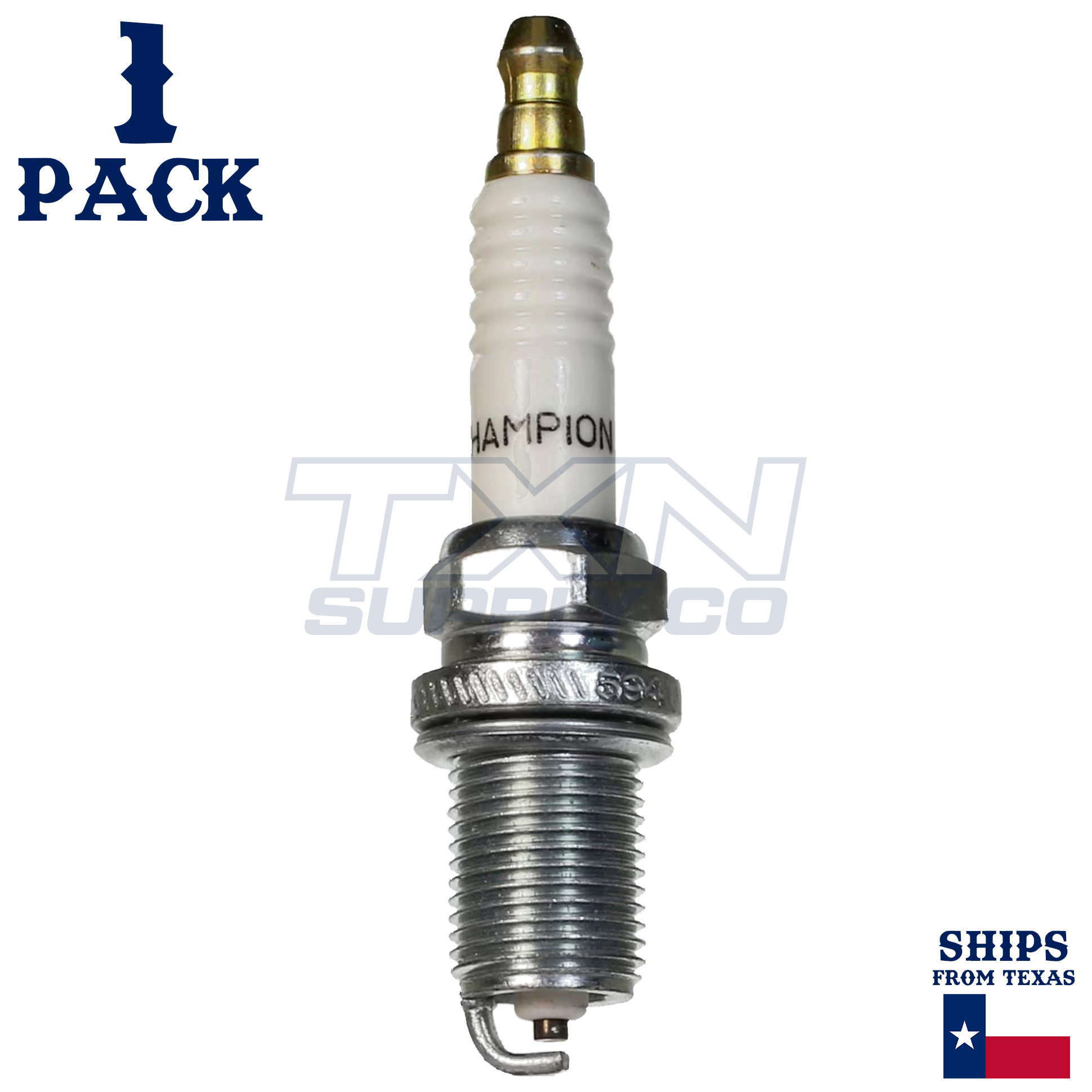 Champion 946 Copper Spark Plug QC12YC - 1 Pack - Image 1
