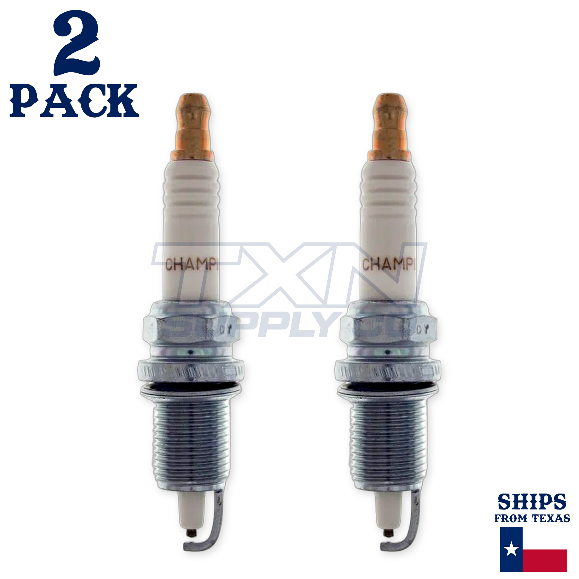 Champion 956M Copper Plus Spark Plugs QC12PEP Marine - 2 Pack - Image 2