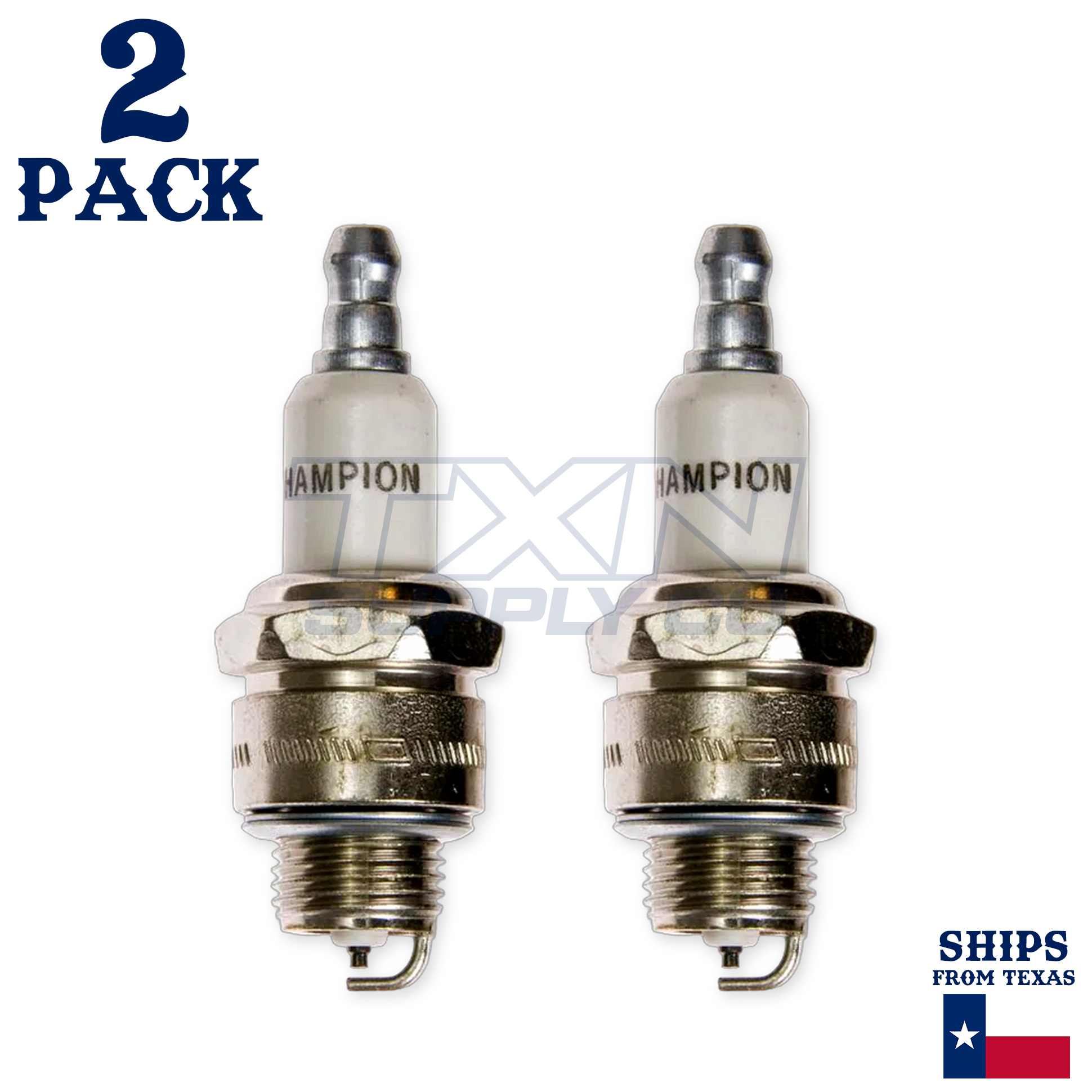 Champion 973 Copper Spark Plug RJ19HX - 2 Pack - Image 2