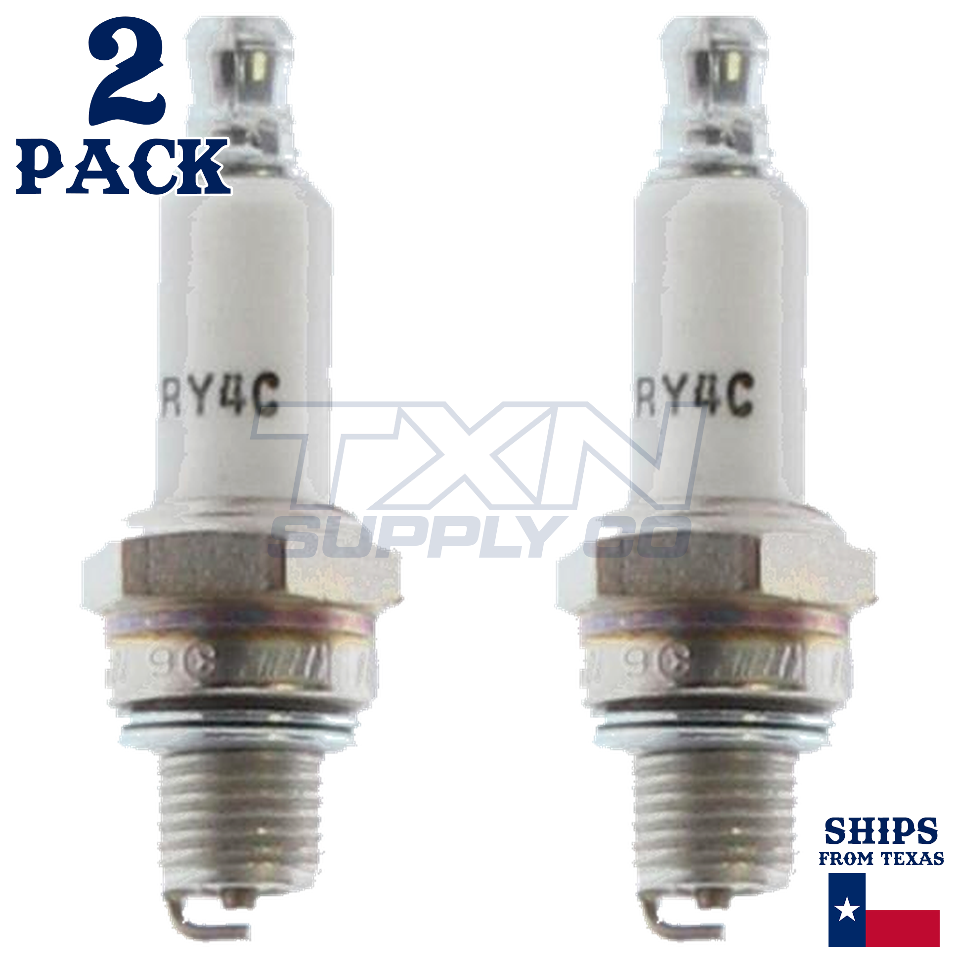 Champion RY4C-2pk Copper Plus Small Engine Spark Plug Stock # 978 (2 Pack) - Image 1