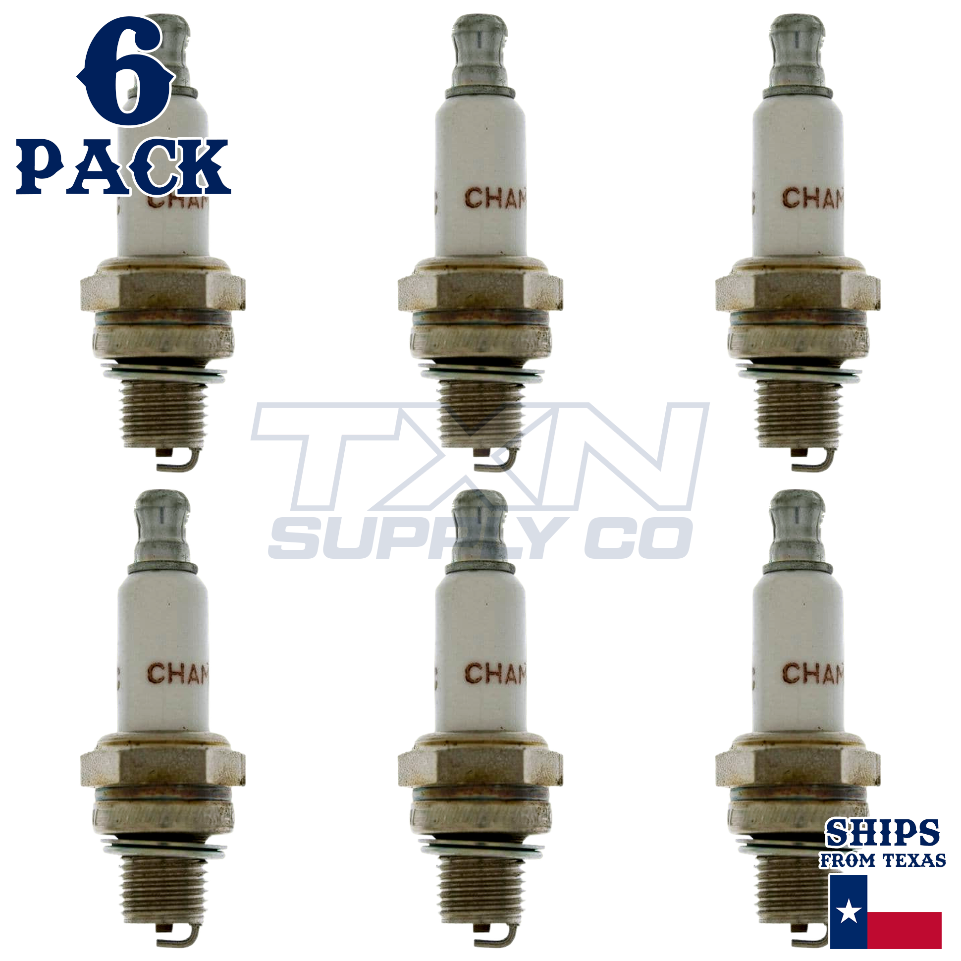 Champion 978 Spark Plugs 6 Pack - Image 1