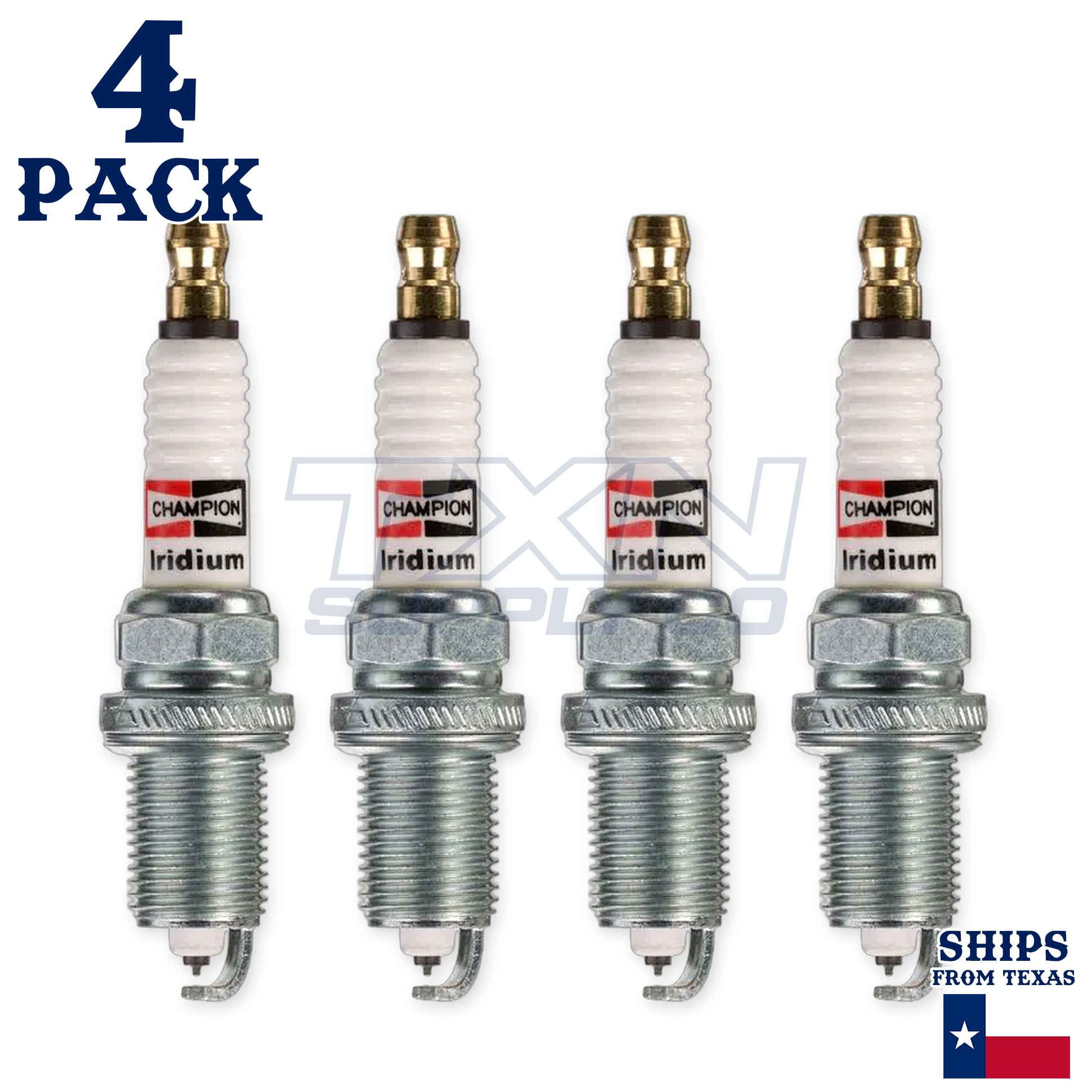 Champion 9806 Iridium Spark Plugs RC8WMPB4 - 4 Pack - Image 2