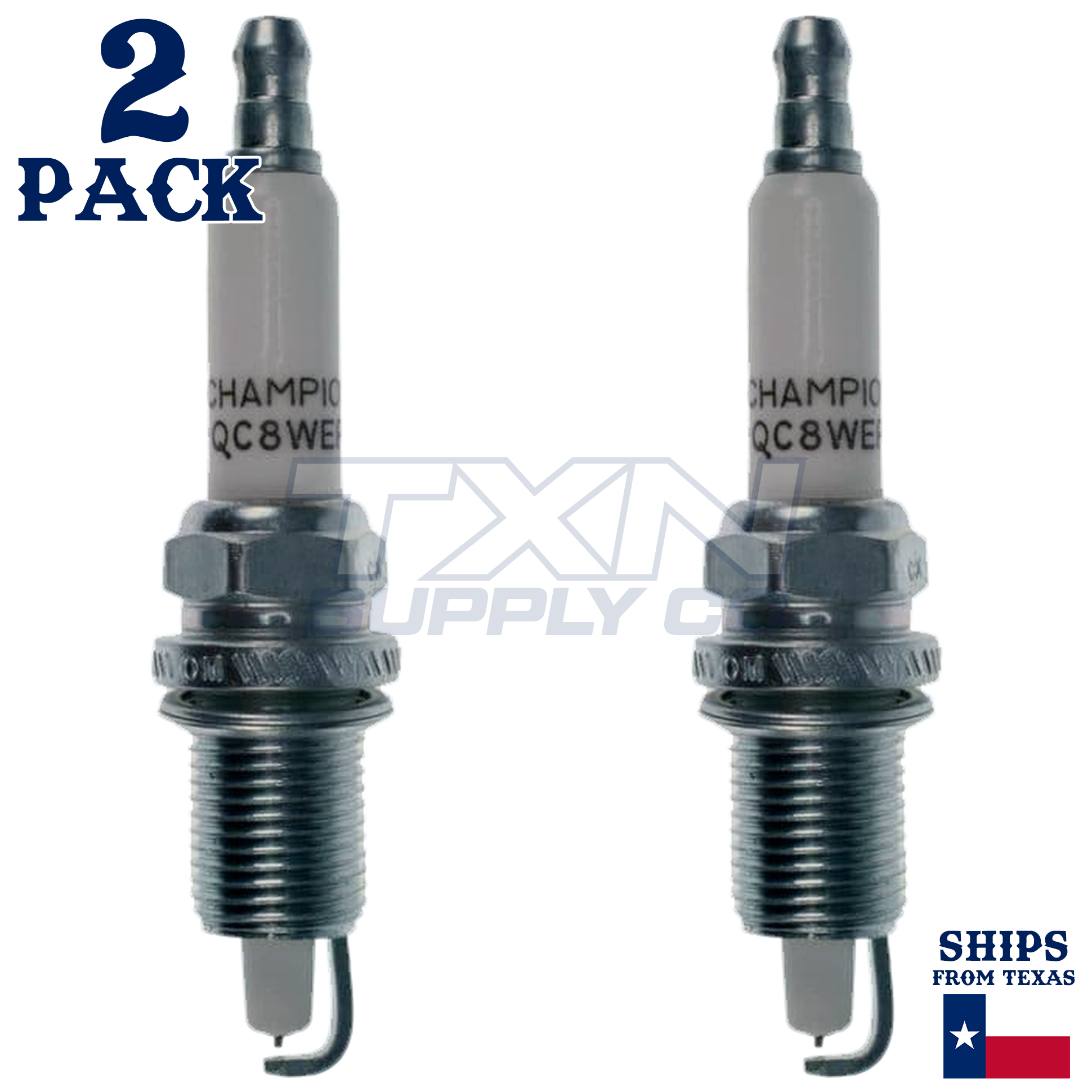 Champion 9809 Spark Plugs 2 Pack - Image 1