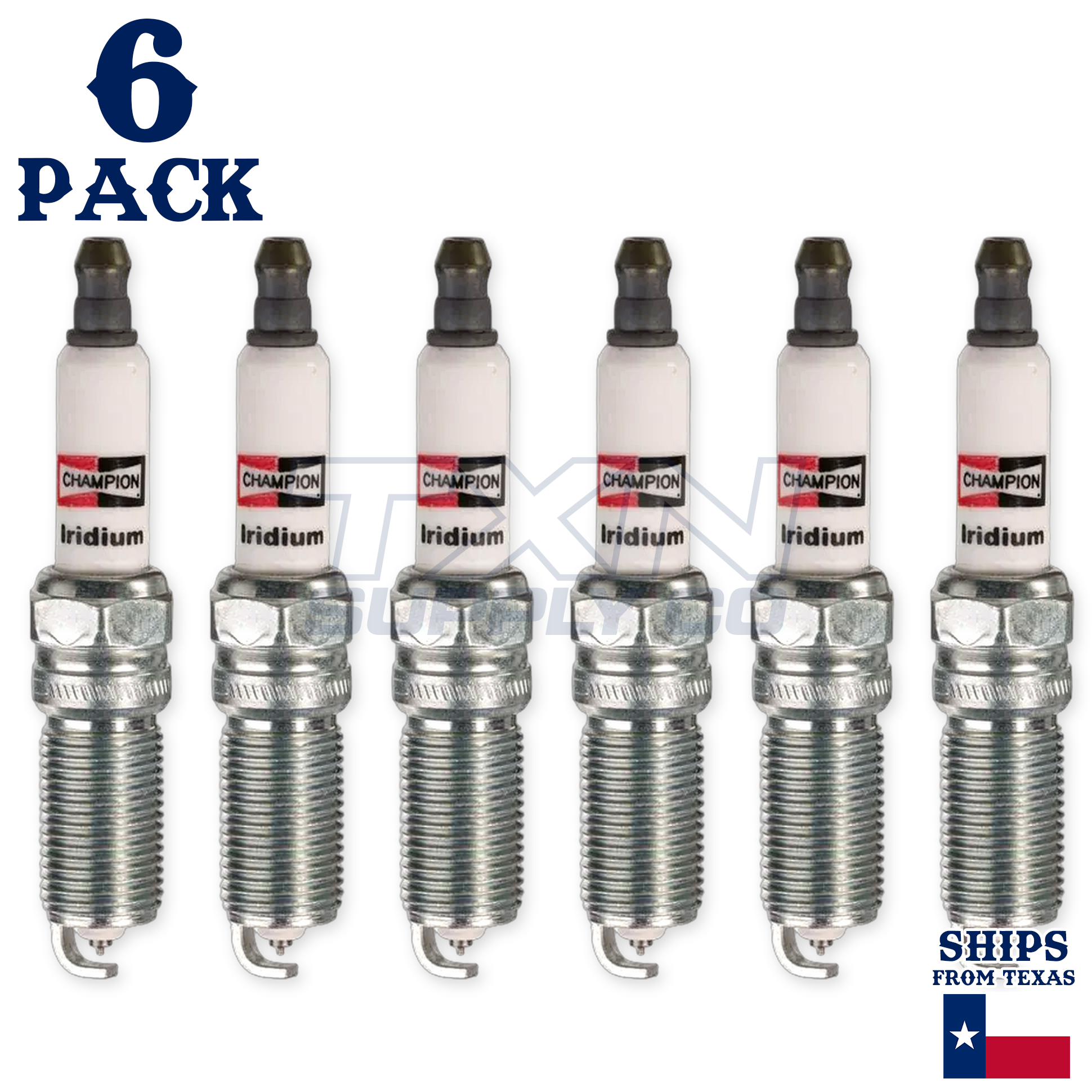 Champion 9901 Iridium Spark Plugs RE10WYPB5 - 6 Pack - Image 2