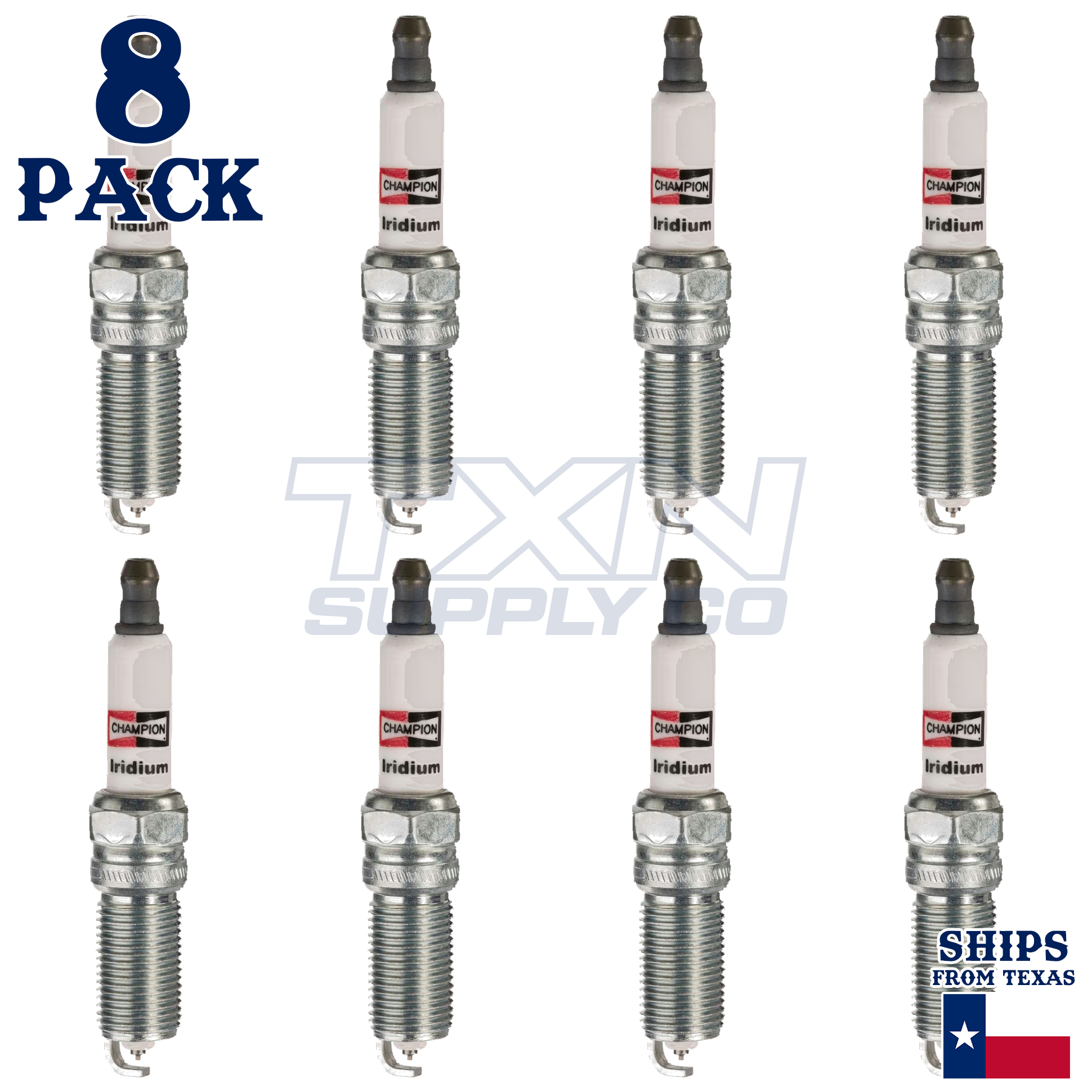 Champion 9901 Iridium Spark Plugs RE10WYPB5 - 8 Pack - Image 2