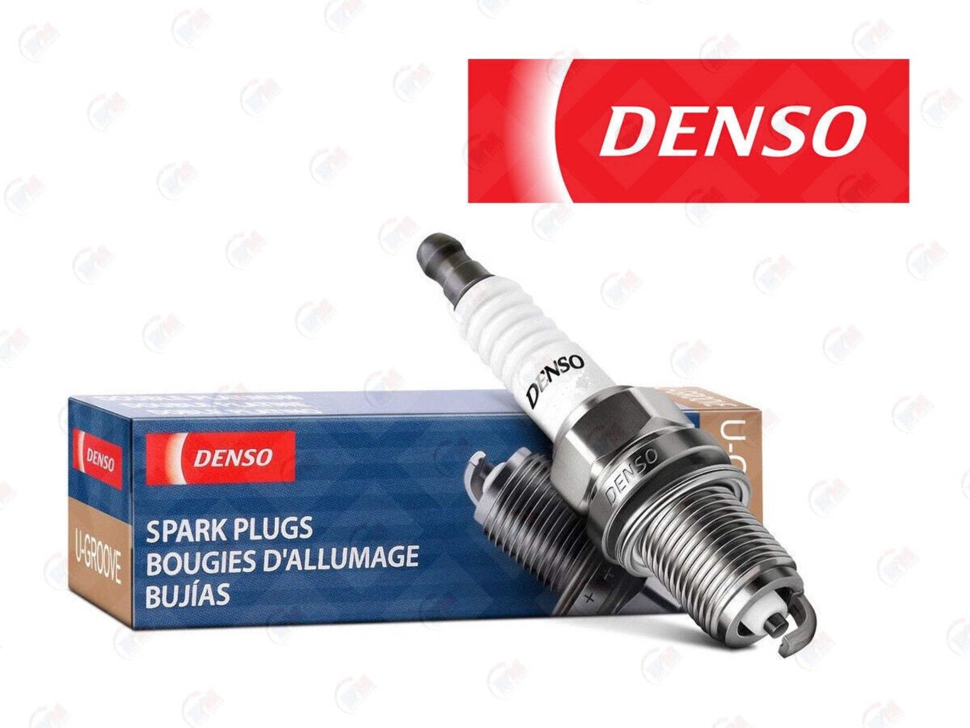 DENSO STANDARD Spark Plugs W14EXU 3011 Set of 4 - Image 1