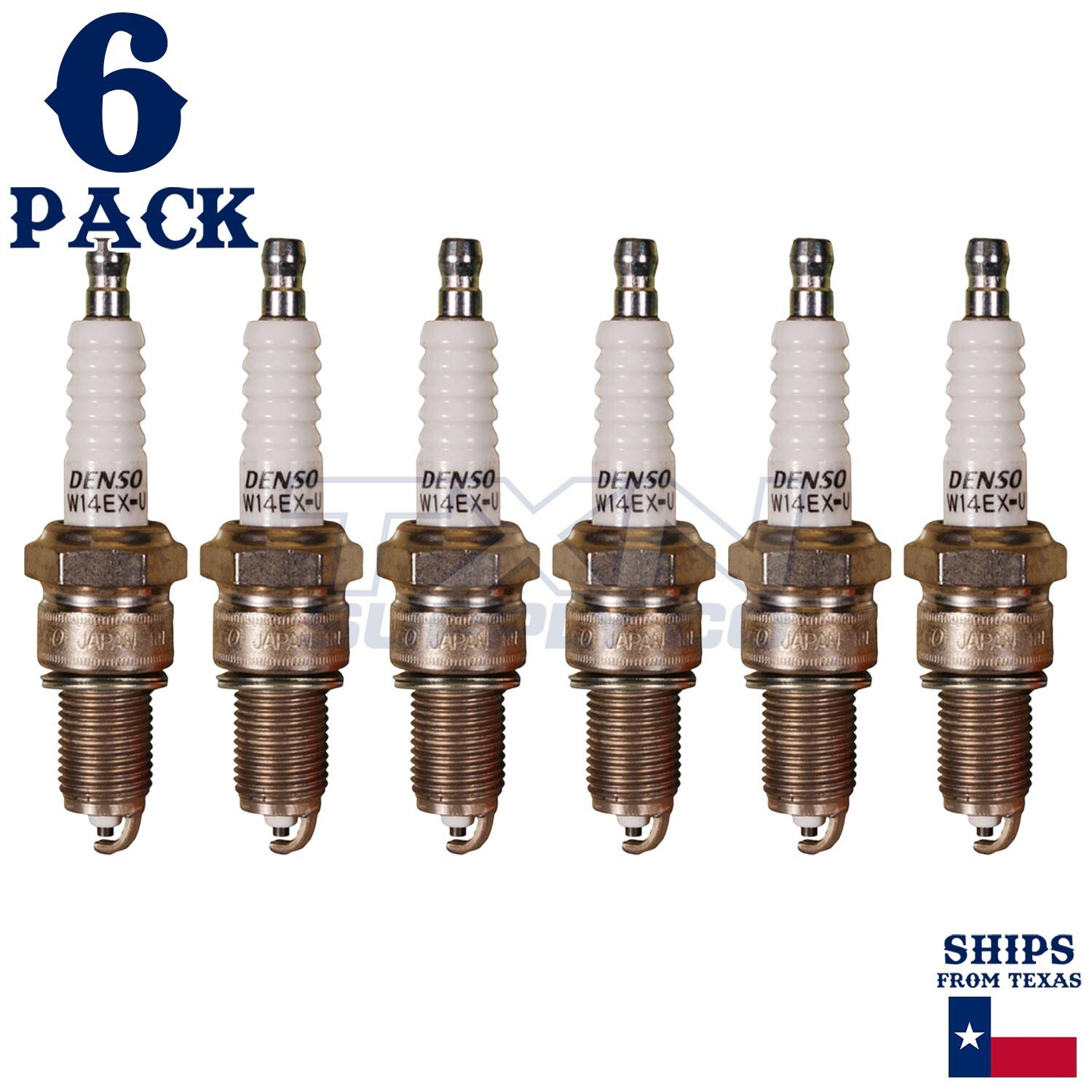 6 Pack Denso 3011 Standard Spark Plugs W14EX-U