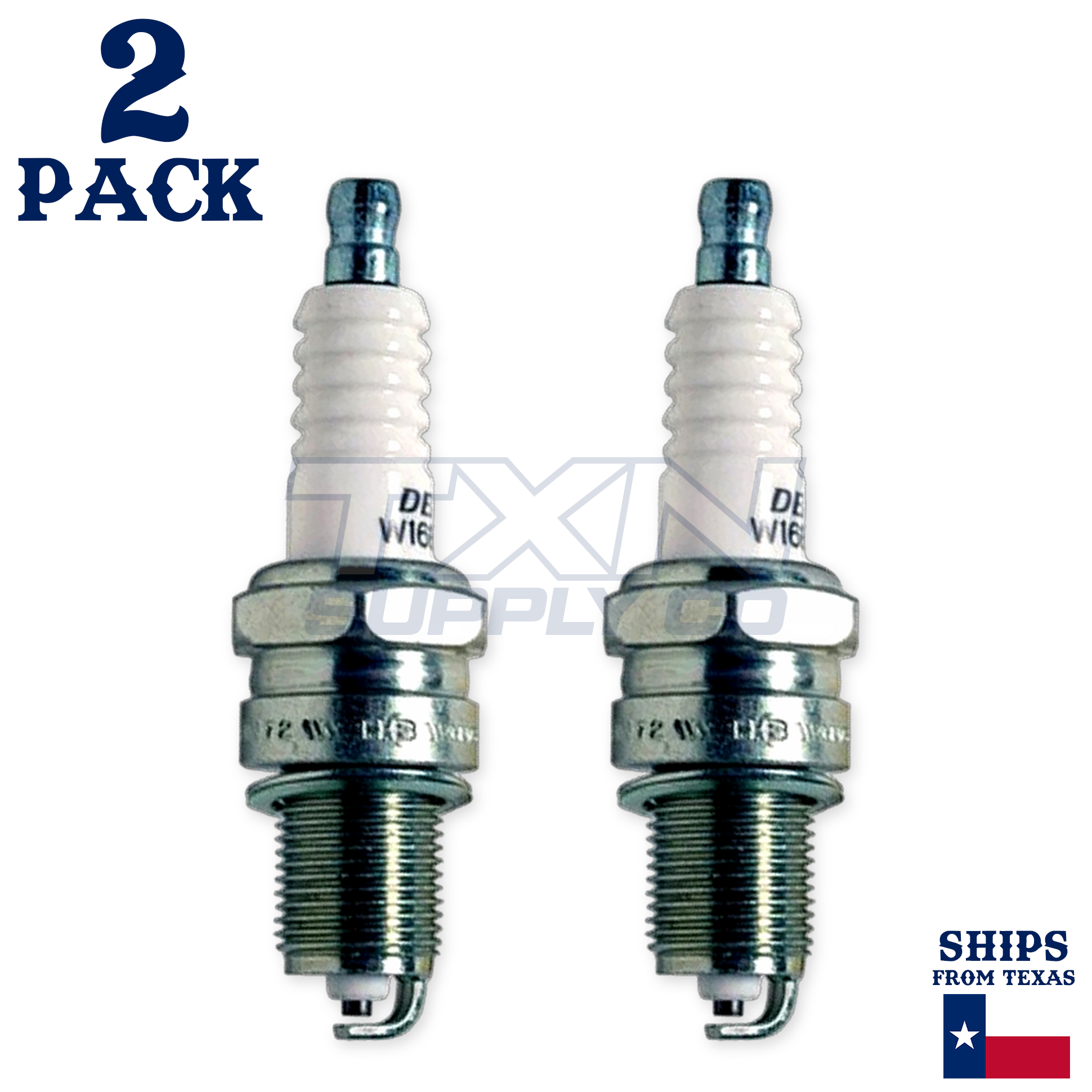 2 Pack Denso 3031 U-Groove Spark Plugs W16EXR-U - Image 1