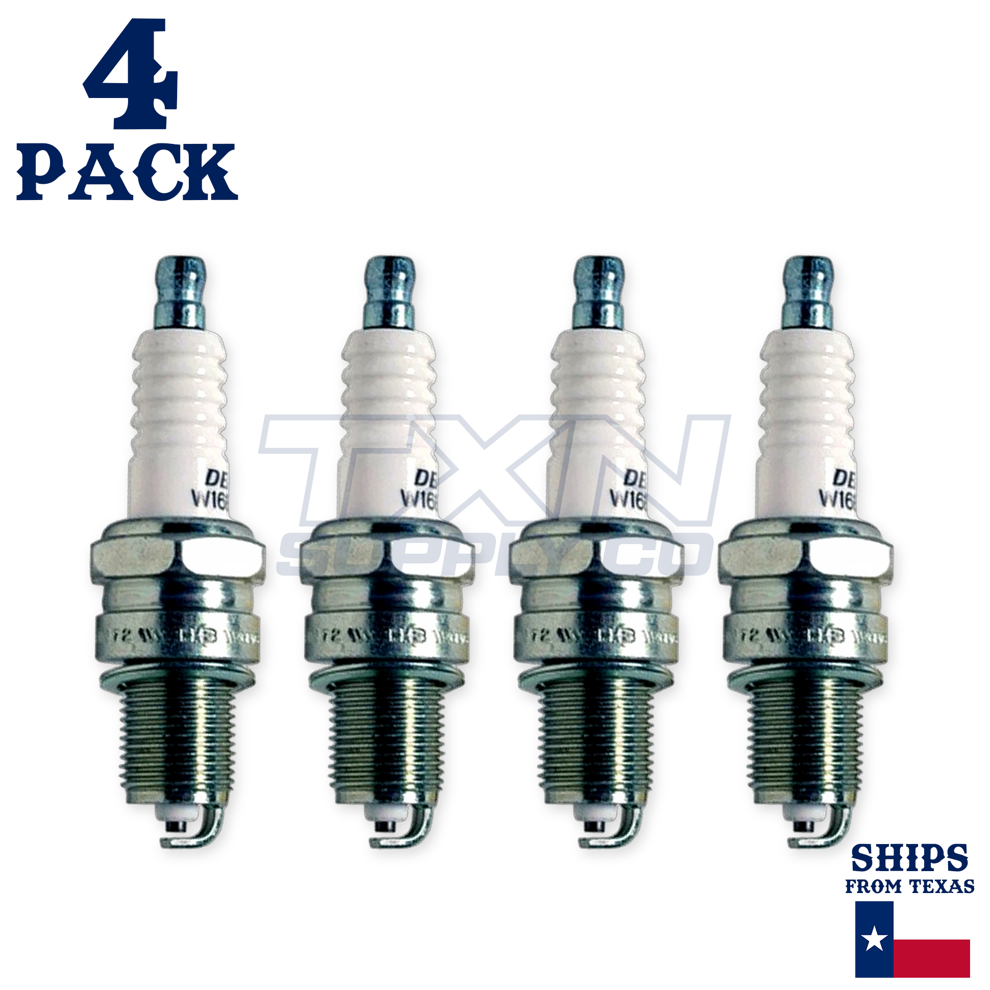 4 Pack Denso 3031 U-Groove Spark Plugs W16EXR-U - Image 1