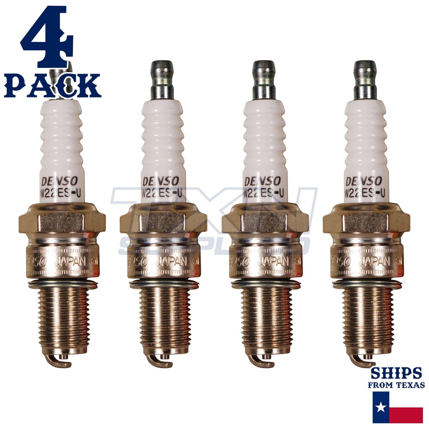 4 Pack Denso 3093 Standard Spark Plugs W22ES-U