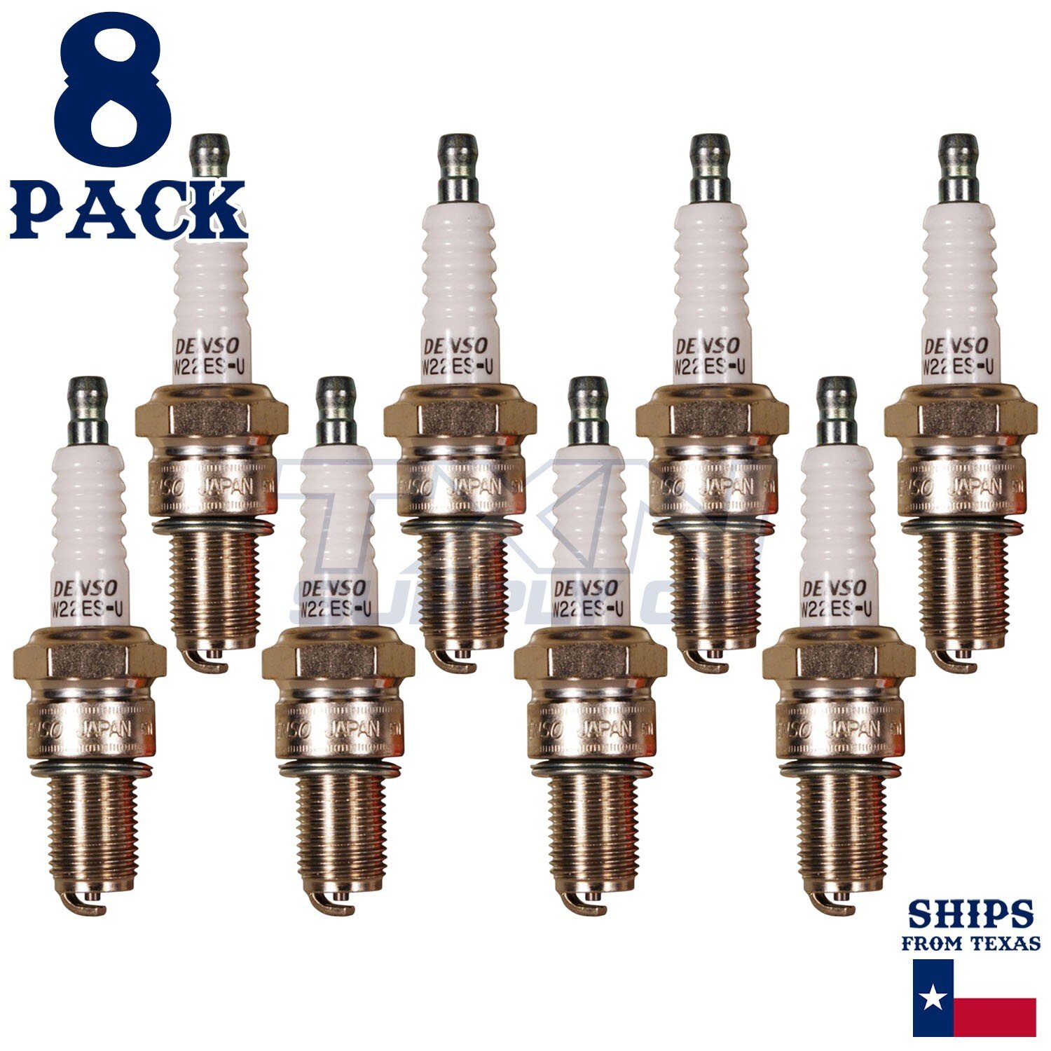 8 Pack Denso 3093 Standard Spark Plugs W22ES-U