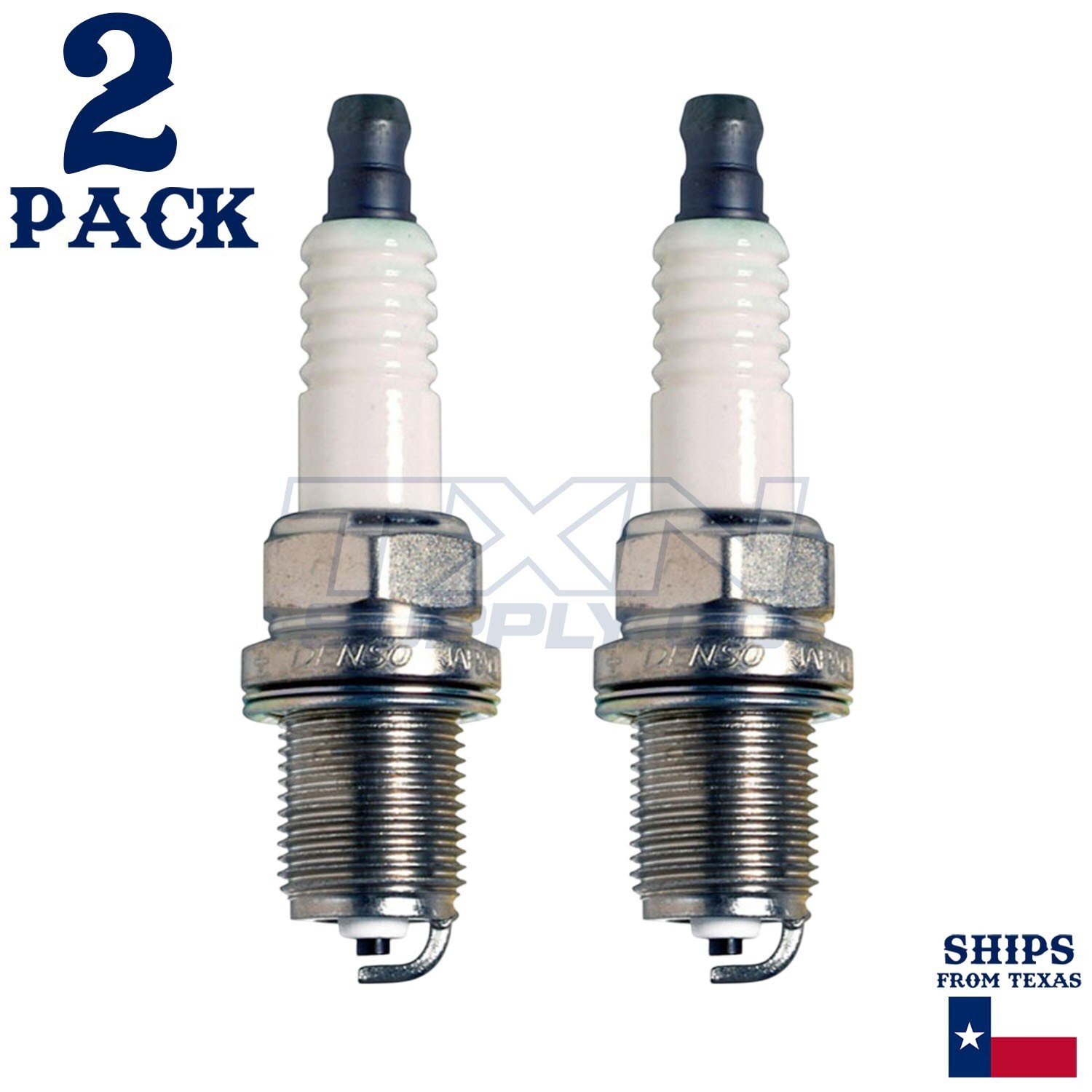 2 Pack Denso 3122 U-Groove Spark Plugs K20R-U - Image 1