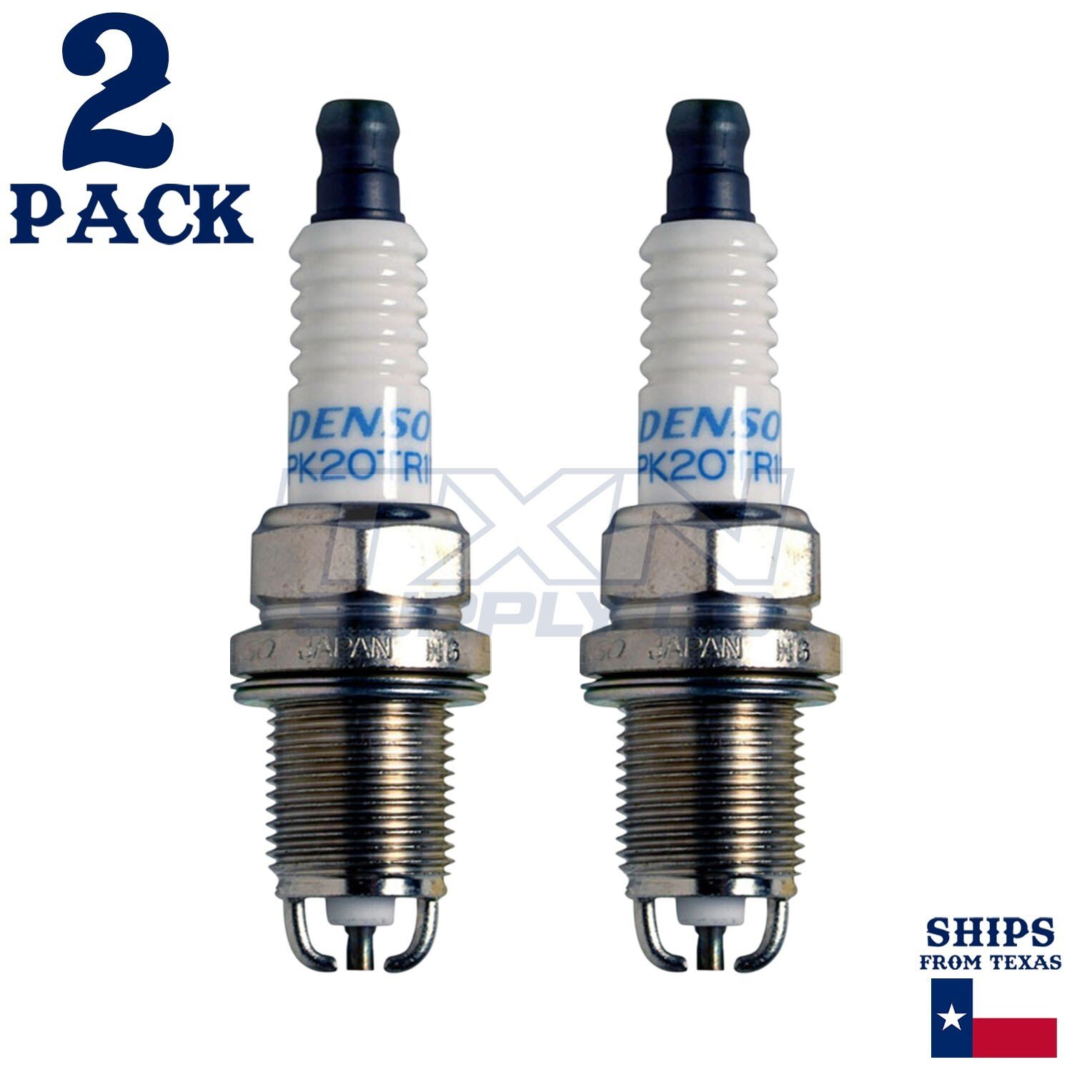 2 Pack Denso 3253 Double Platinum Spark Plugs PK20TR11