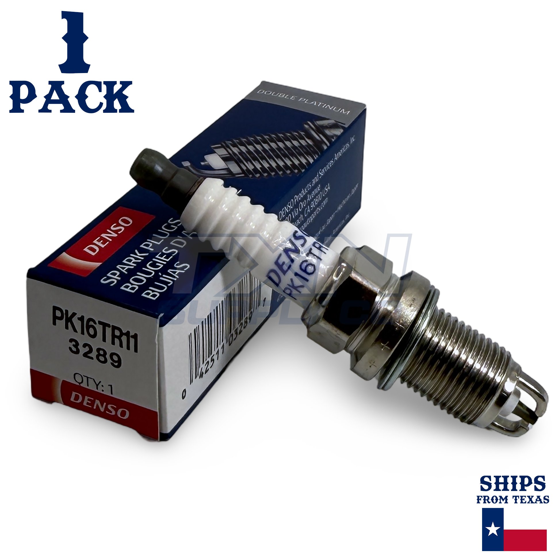 1 Pack Denso 3289 Double Platinum Spark Plug PK16TR11 - Image 1
