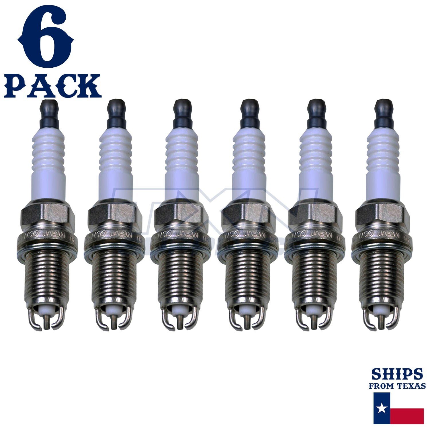 6 Pack Denso 3289 Double Platinum Spark Plugs PK16TR11 - Image 2